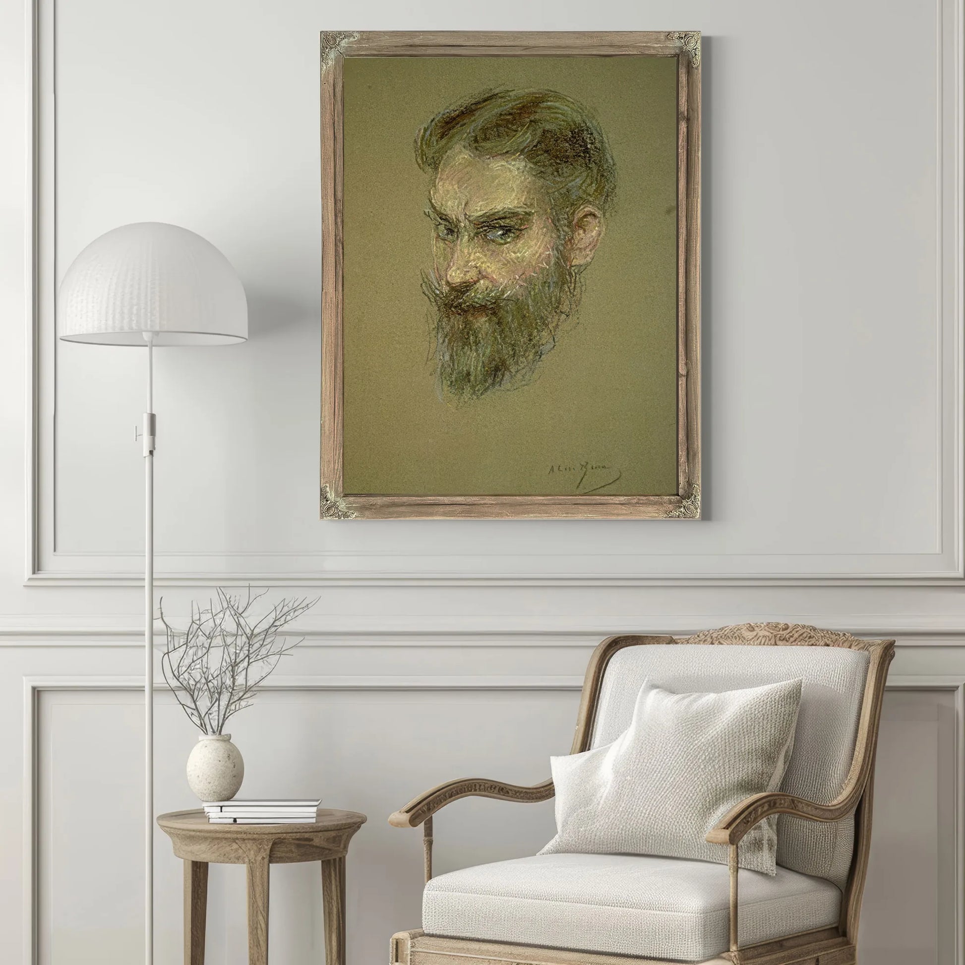 George Bernard Shaw By Alice Pike Barney Fine Art Print
