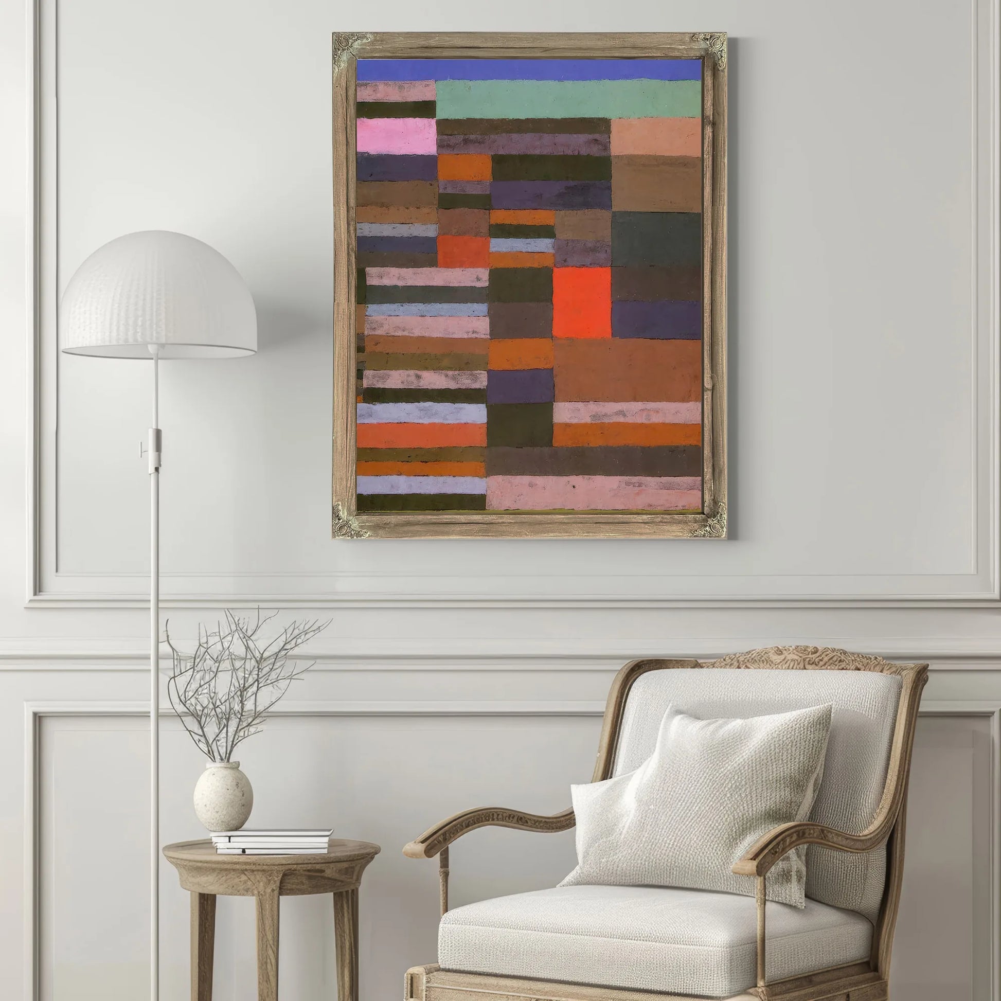 Individualized Measurement Of The Strata 1930 R 2 (82) By Paul Klee Fine Art Print