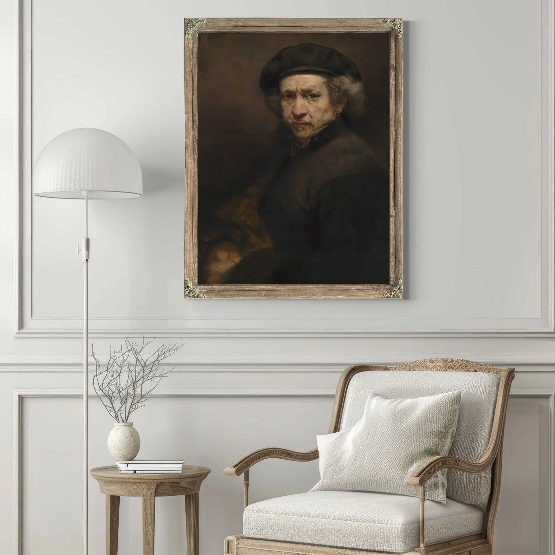 Self Portrait, 1661 By Rembrandt Fine Art Print