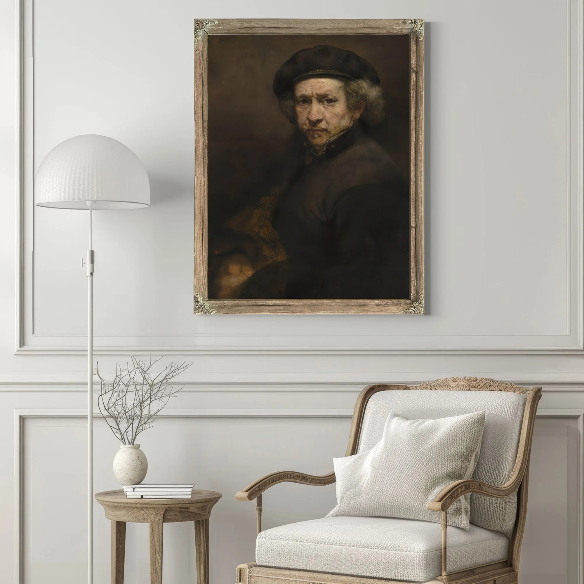 Self Portrait, 1661 By Rembrandt Fine Art Print