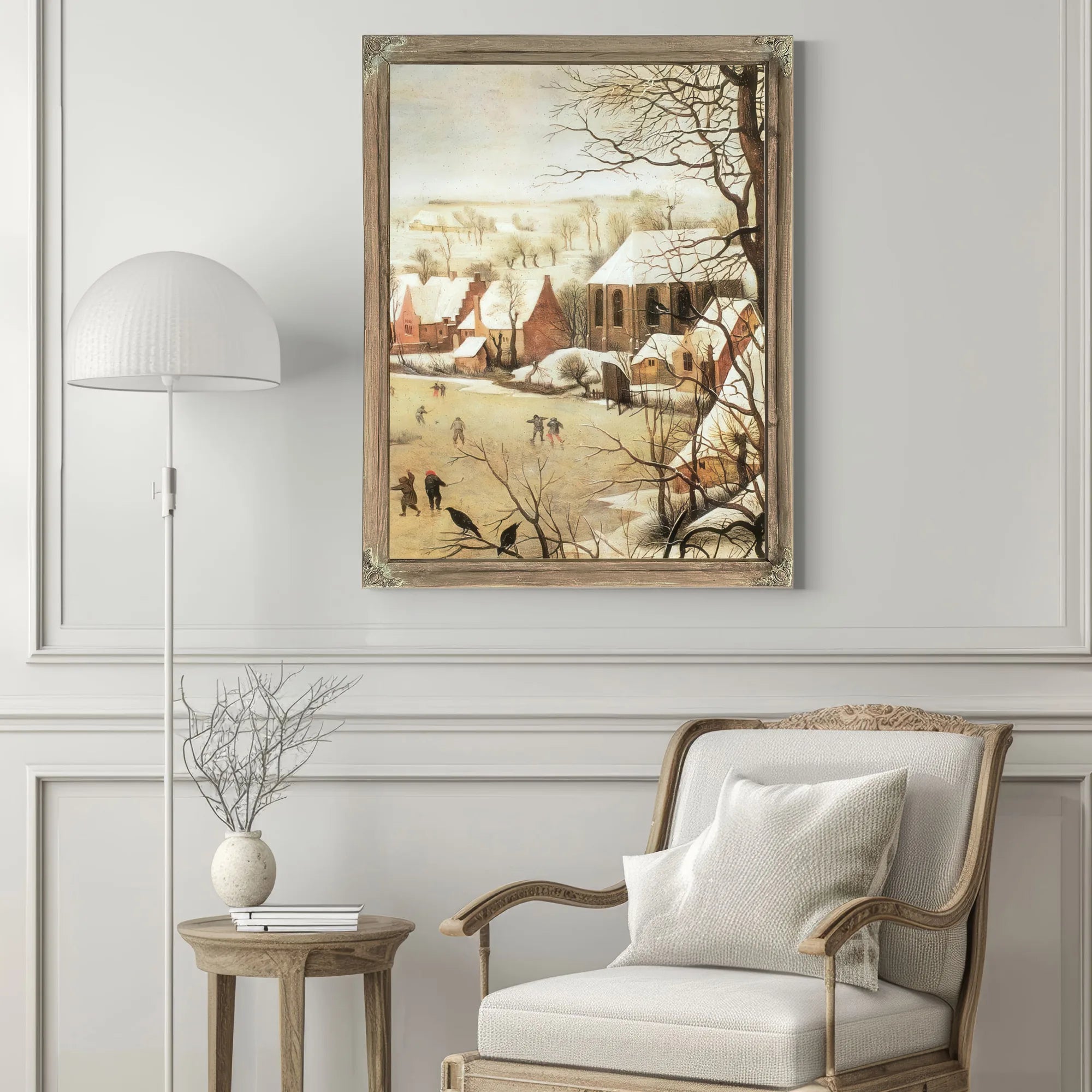 Winter Landscape With A Bird Trap 2 1565 By Pieter Bruegel Fine Art Print