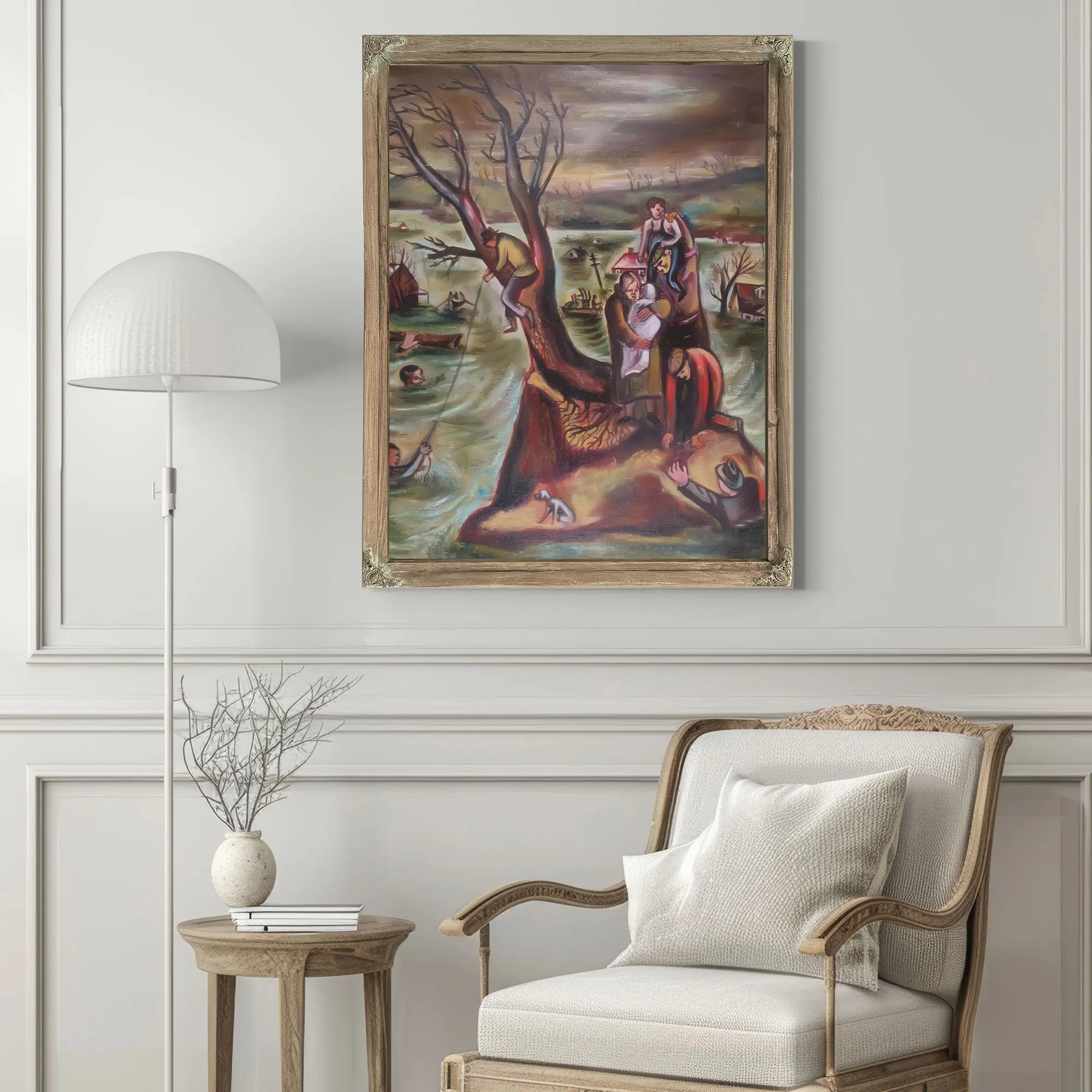 The Flood By Leon Bibel Fine Art Print
