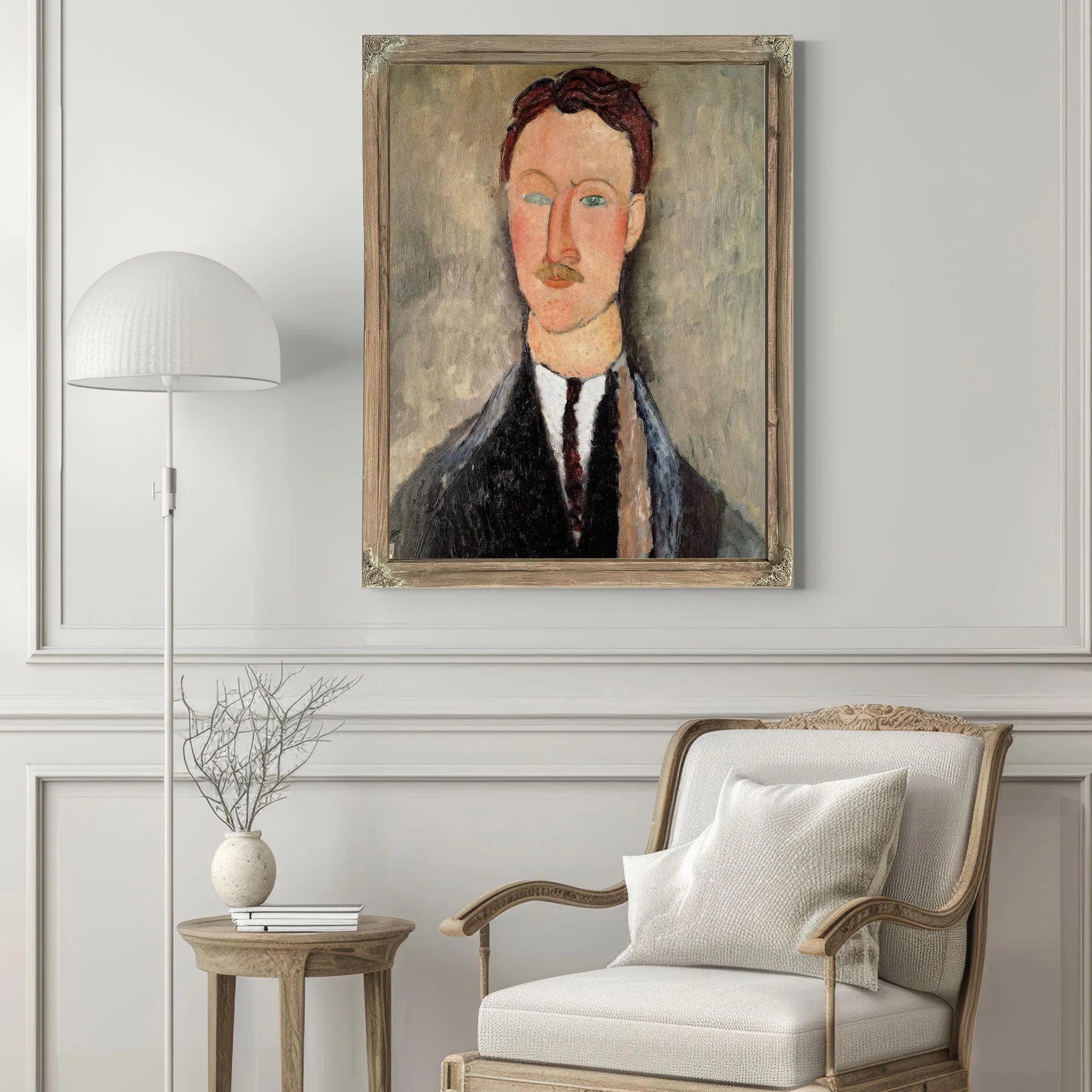 Portrait Of Leopold Survage (1879 1968) By Amedeo Modigliani Fine Art Print