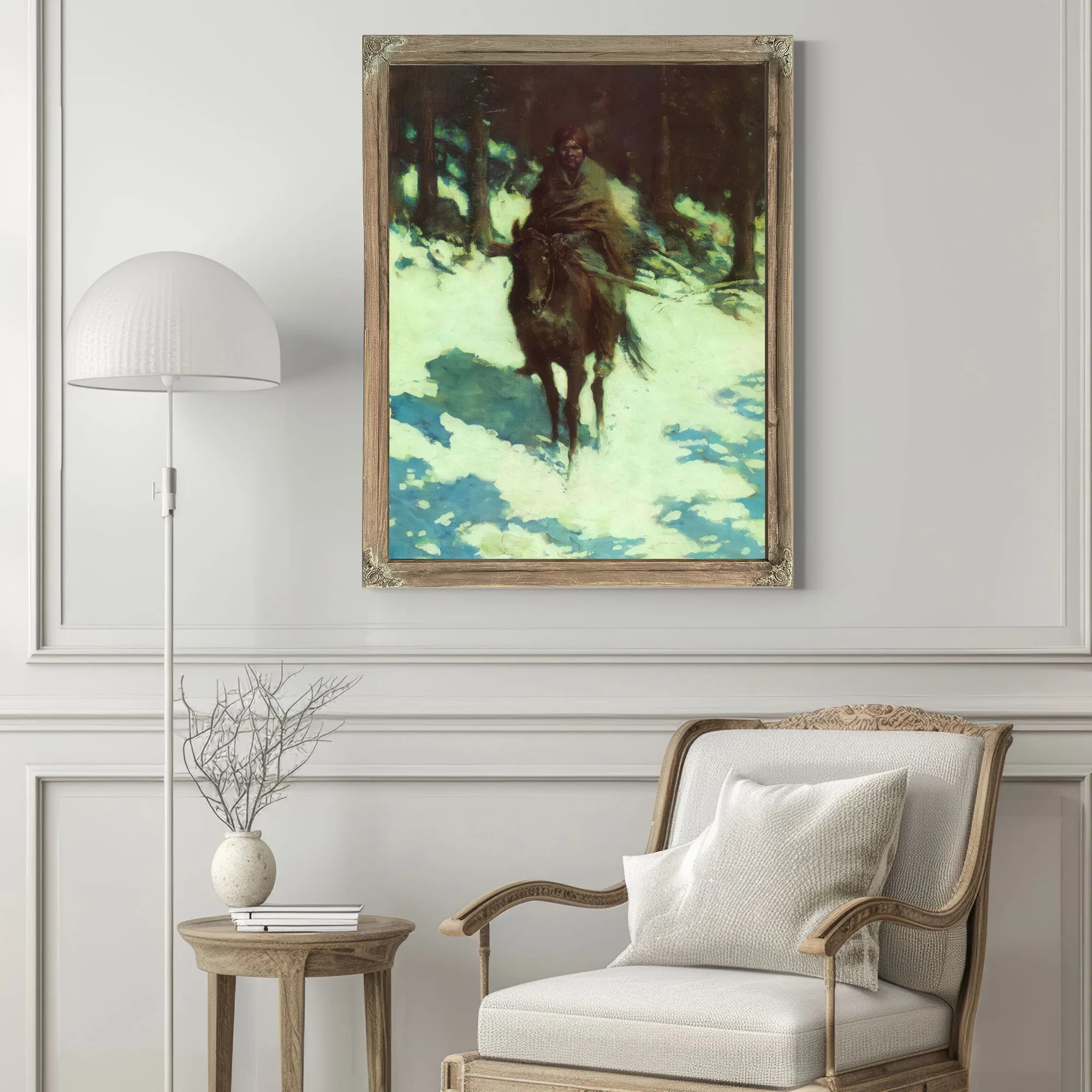 Rhe Sentinel By Frederic Remington Fine Art Print