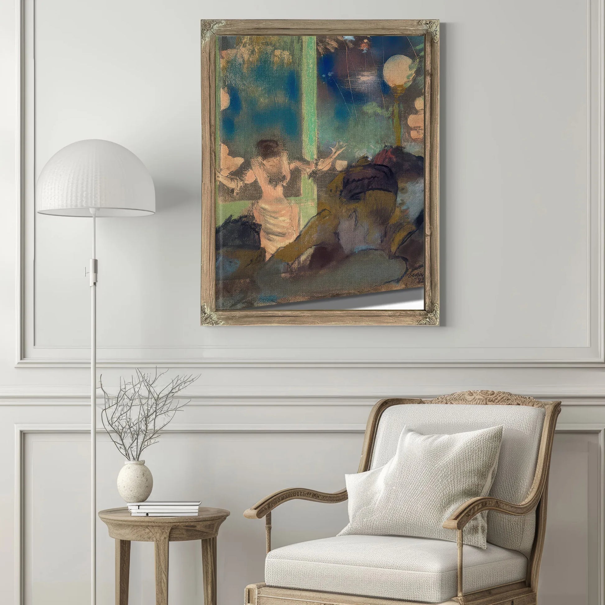 Mademoiselle Be Cat At The Cafe Des Ambassadeurs 1 1 By Edgar Degas Fine Art Print