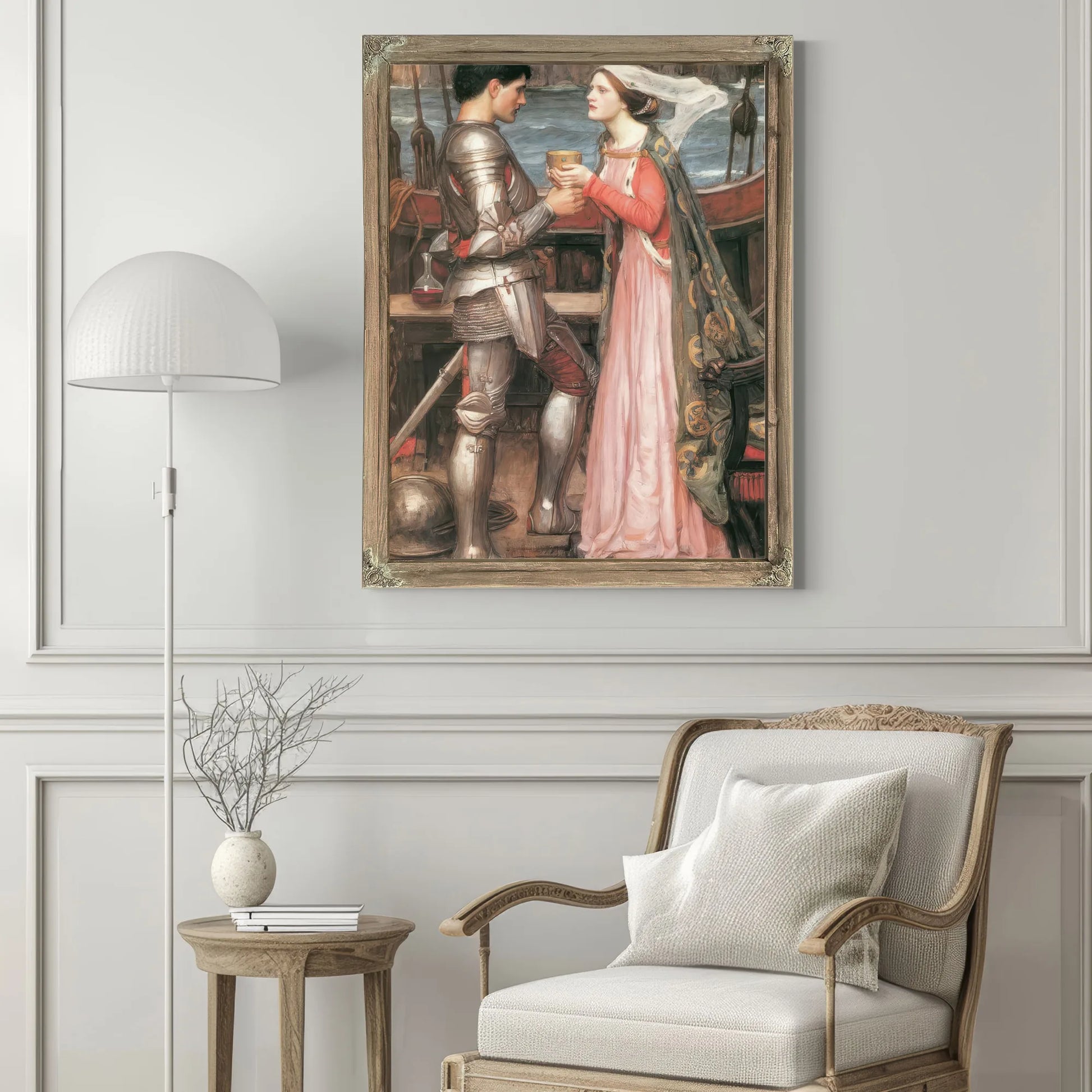 Tristram And Isolde By John Waterhouse Fine Art Print