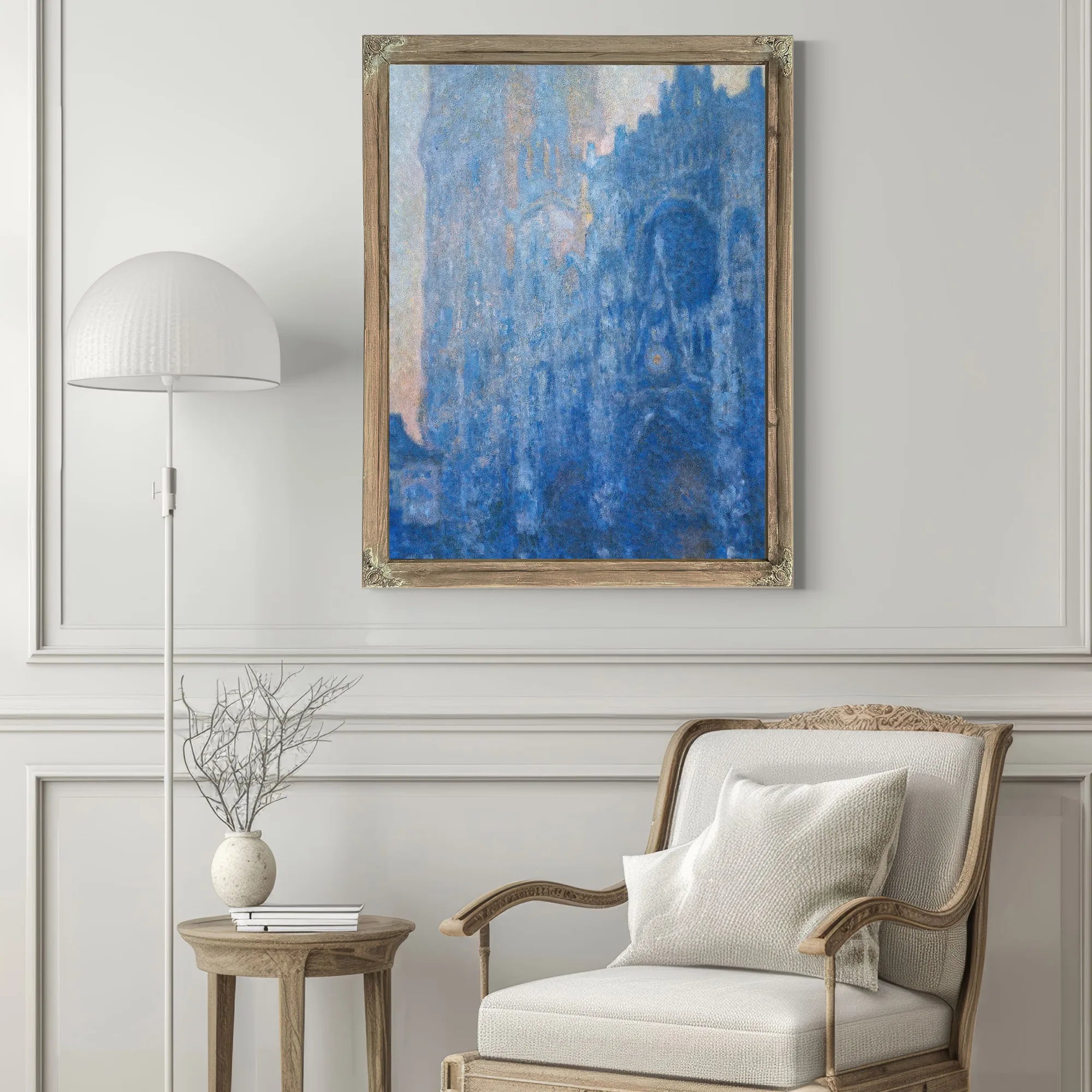 Rouen Cathedral Facade And Tour D'albane (Morning Effect) By Claude Monet Fine Art Print
