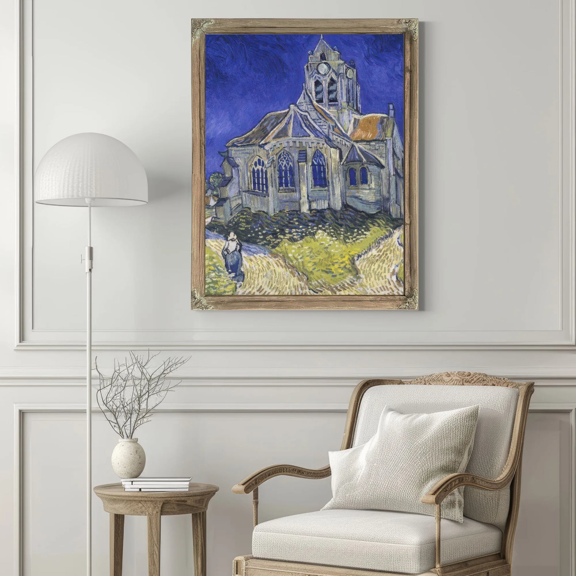 The Church In Auvers Sur Oise View From The Chevet By Vincent Van Gogh Fine Art Print