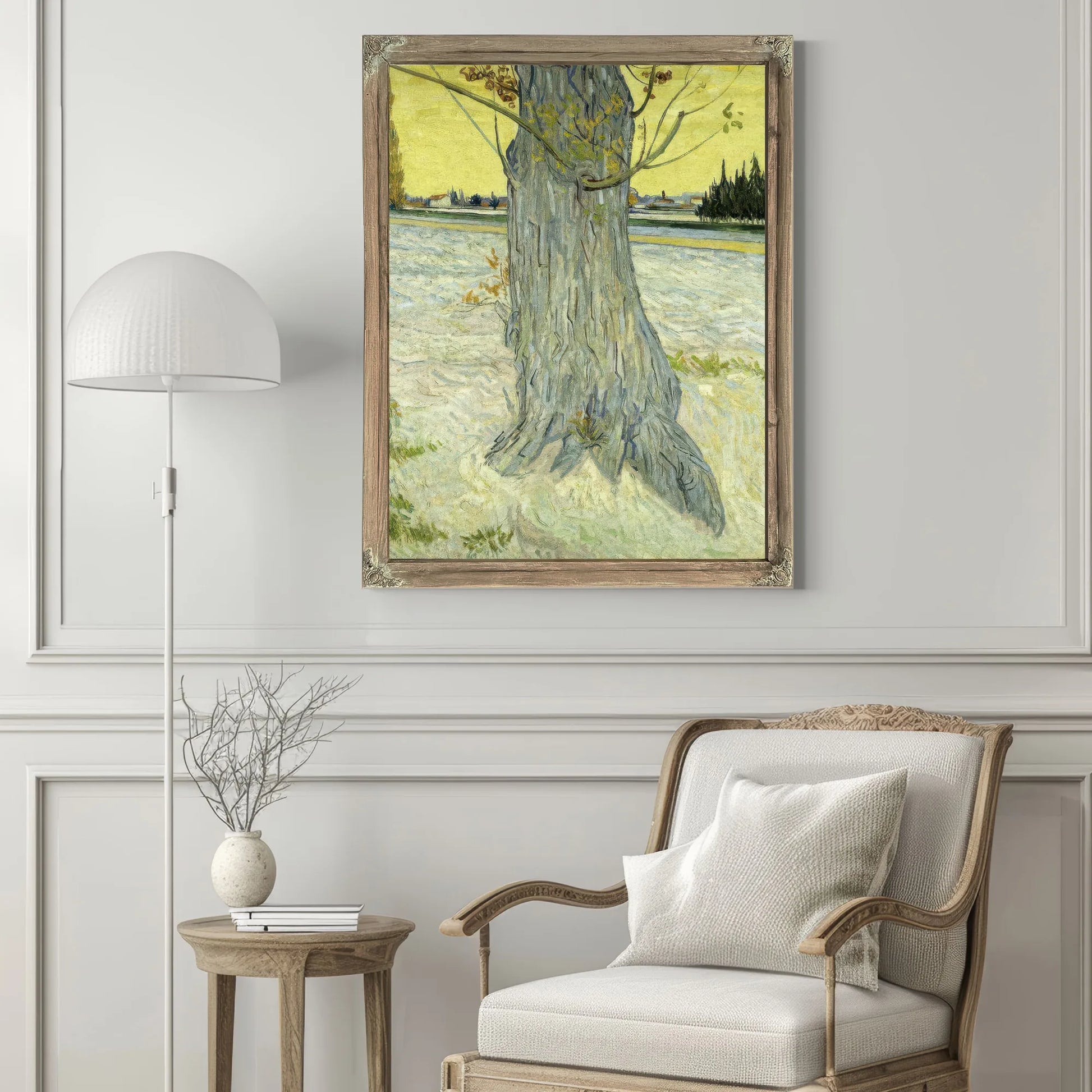 The Old Tree By Vincent Van Gogh Fine Art Print