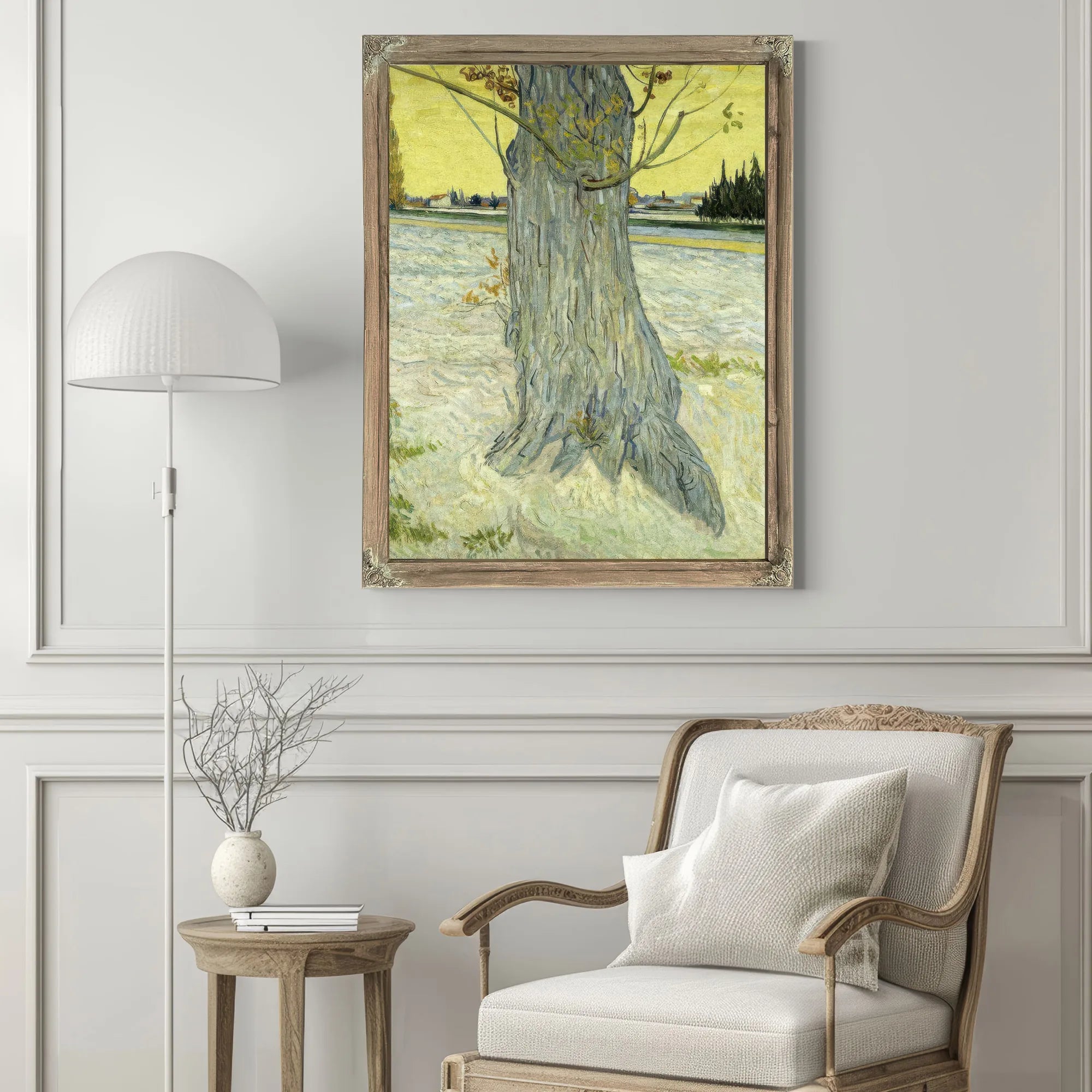 The Old Tree By Vincent Van Gogh Fine Art Print