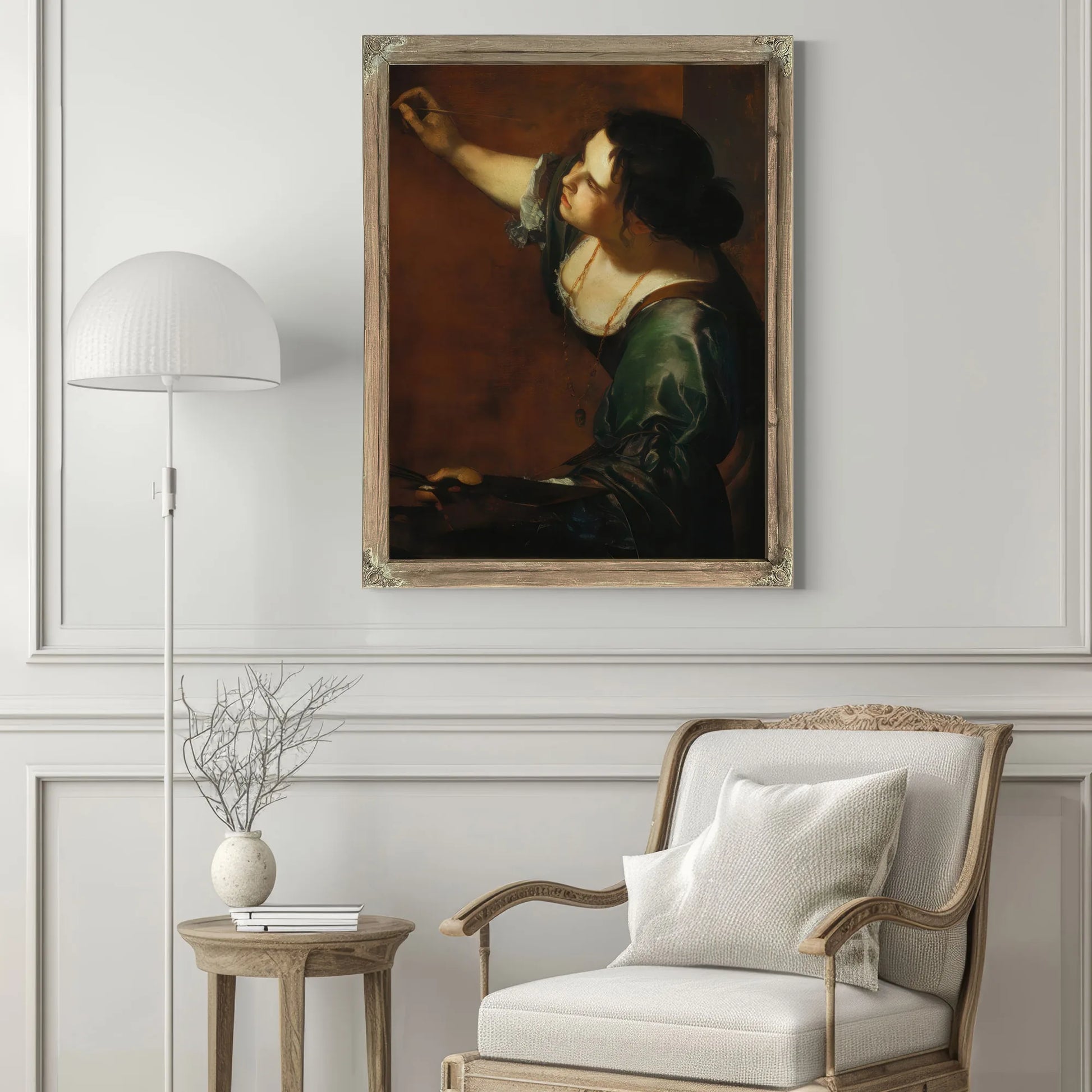 Self Portrait As The Allegory Of Painting 1638 By Artemisia Gentileschi Fine Art Print