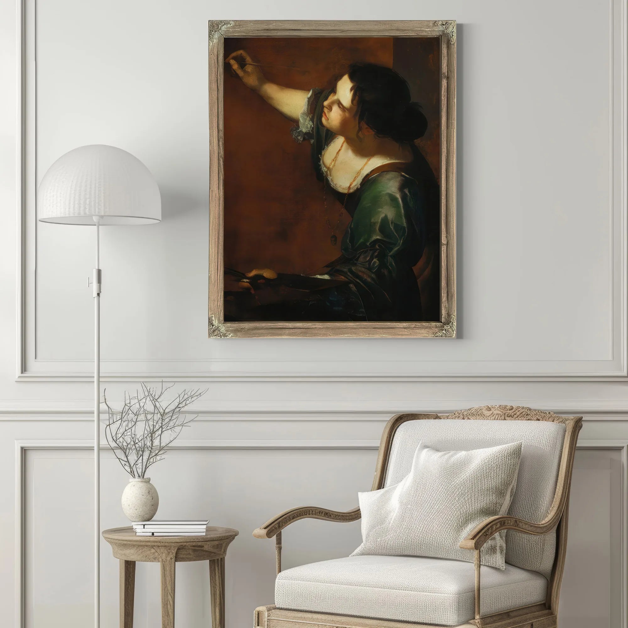 Self Portrait As The Allegory Of Painting 1638 By Artemisia Gentileschi Fine Art Print