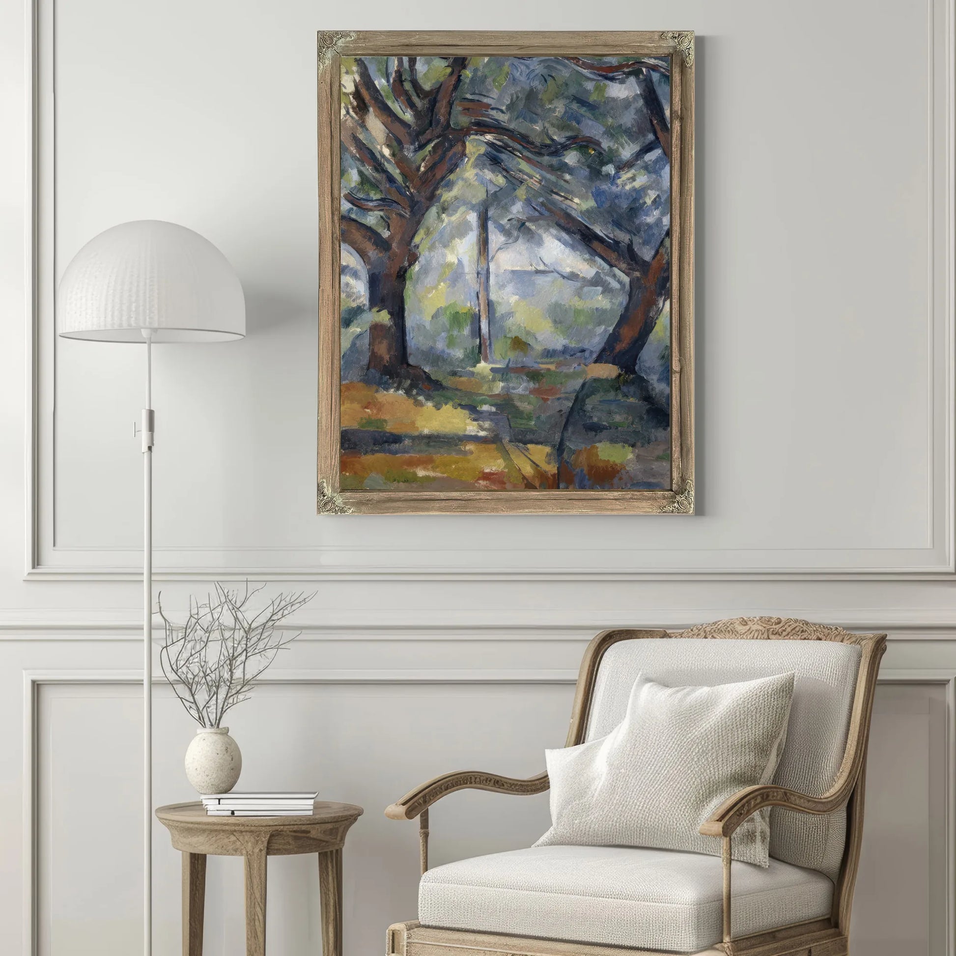 The Big Trees By Paul Cezanne Fine Art Print