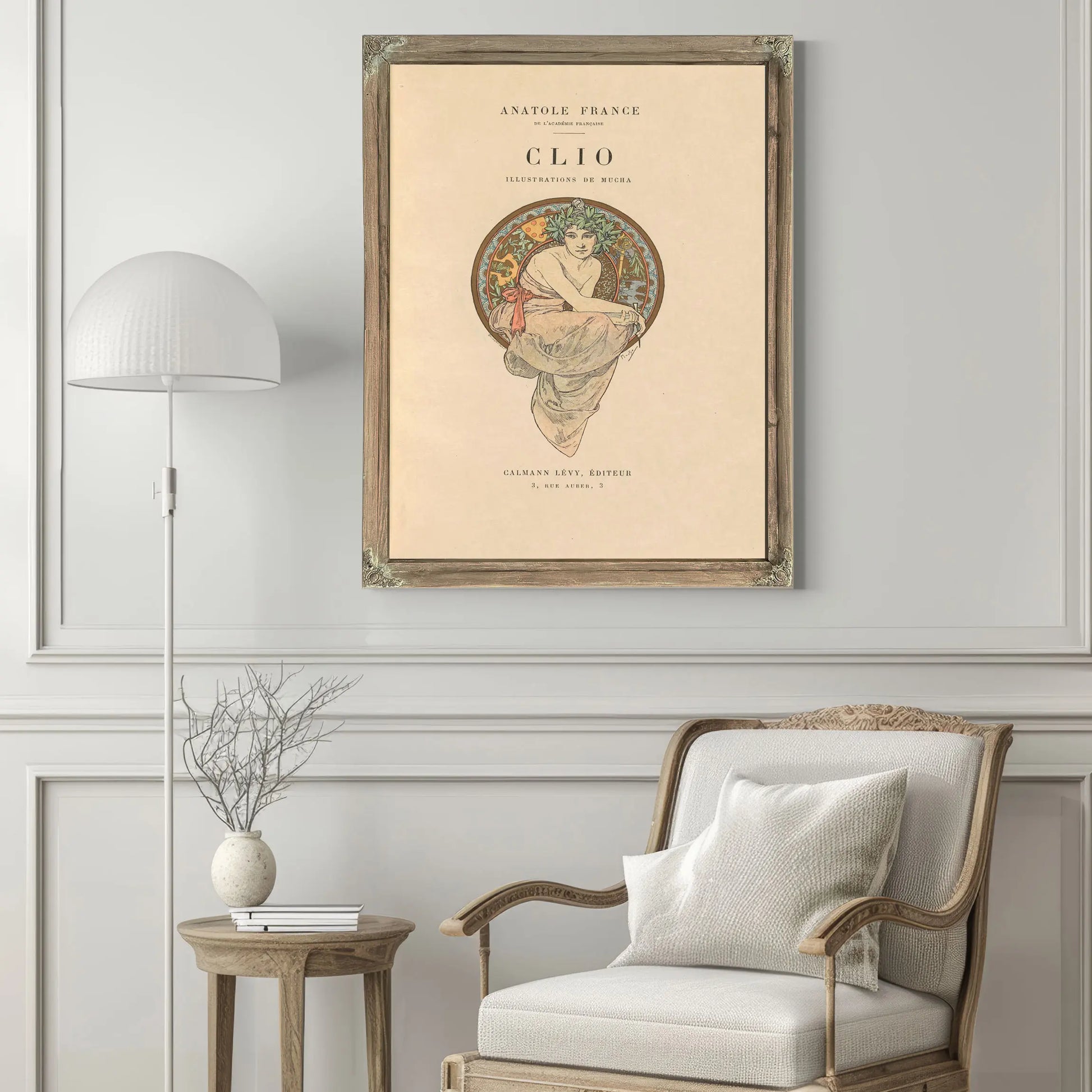 Clio Alphonse Marie Mucha And Anatole France Author by Alphonse Mucha