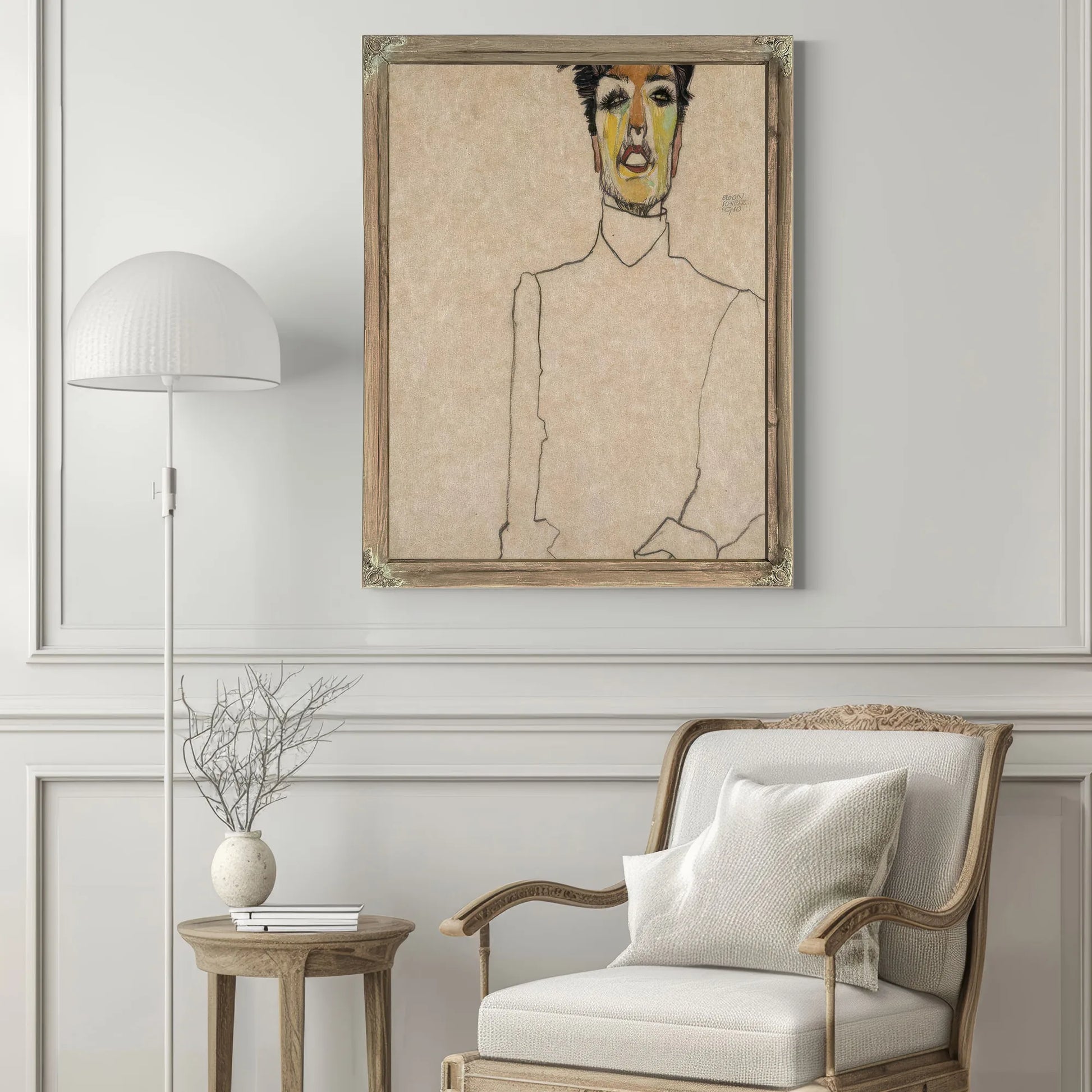Singer Van Osen By Egon Schiele Fine Art Print