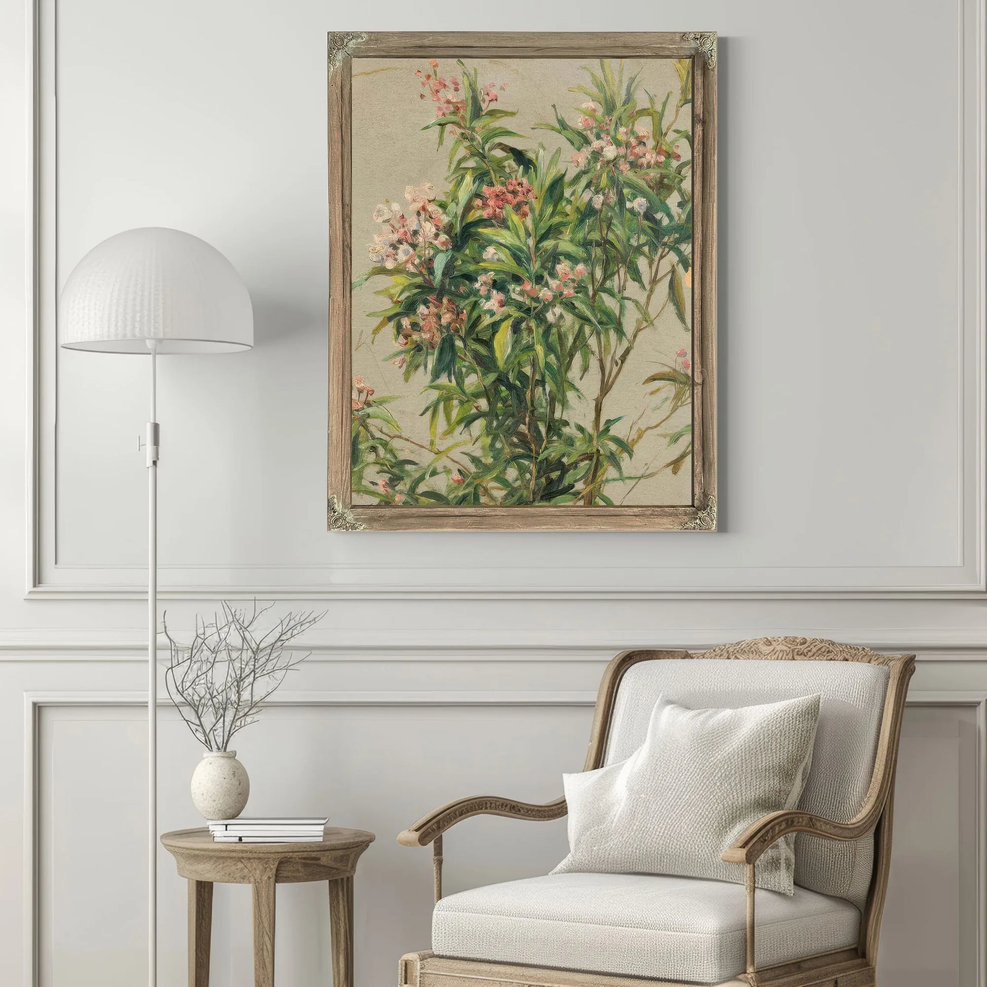 Study Of An Oleander By Louis Aston Knight Fine Art Print