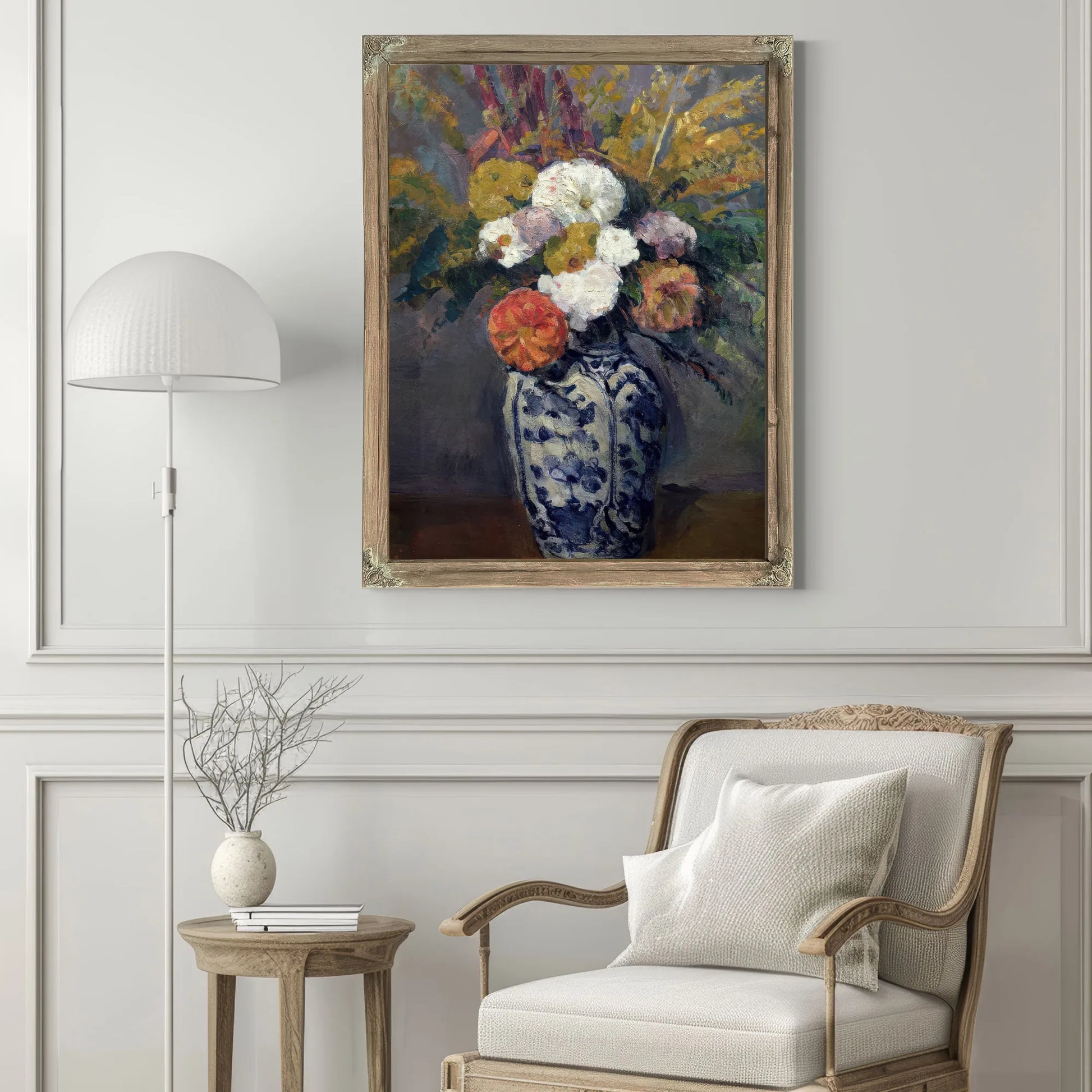 Dahlias By Paul Cezanne Fine Art Print