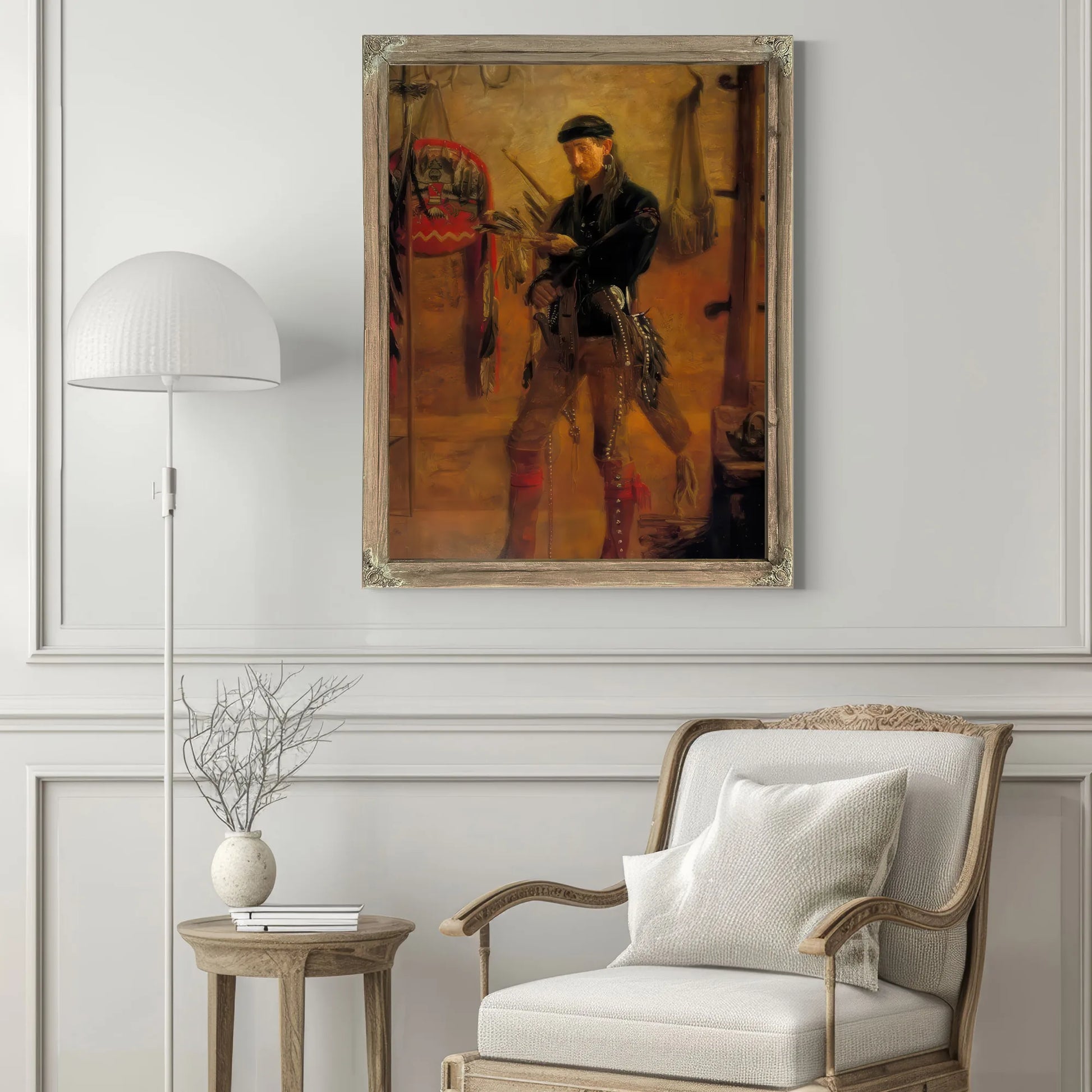 Frank Hamilton Cushing By Thomas Eakins Fine Art Print