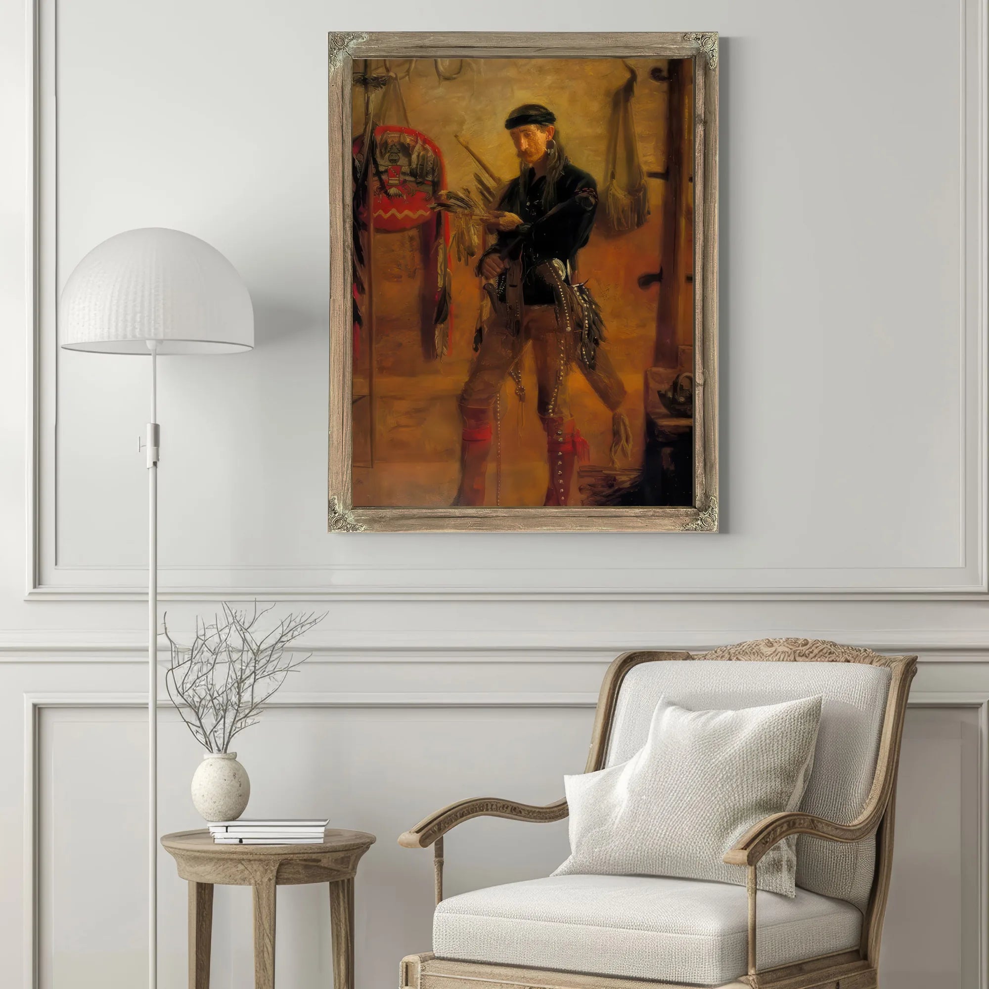 Frank Hamilton Cushing By Thomas Eakins Fine Art Print
