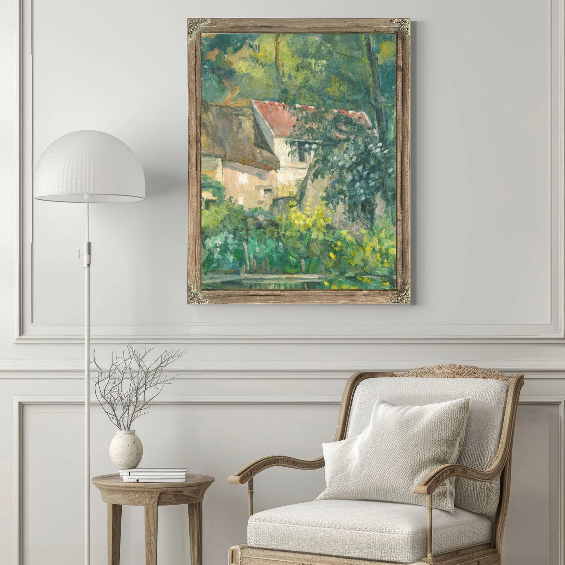 House Of Pere Lacroix By Paul Cezanne Fine Art Print