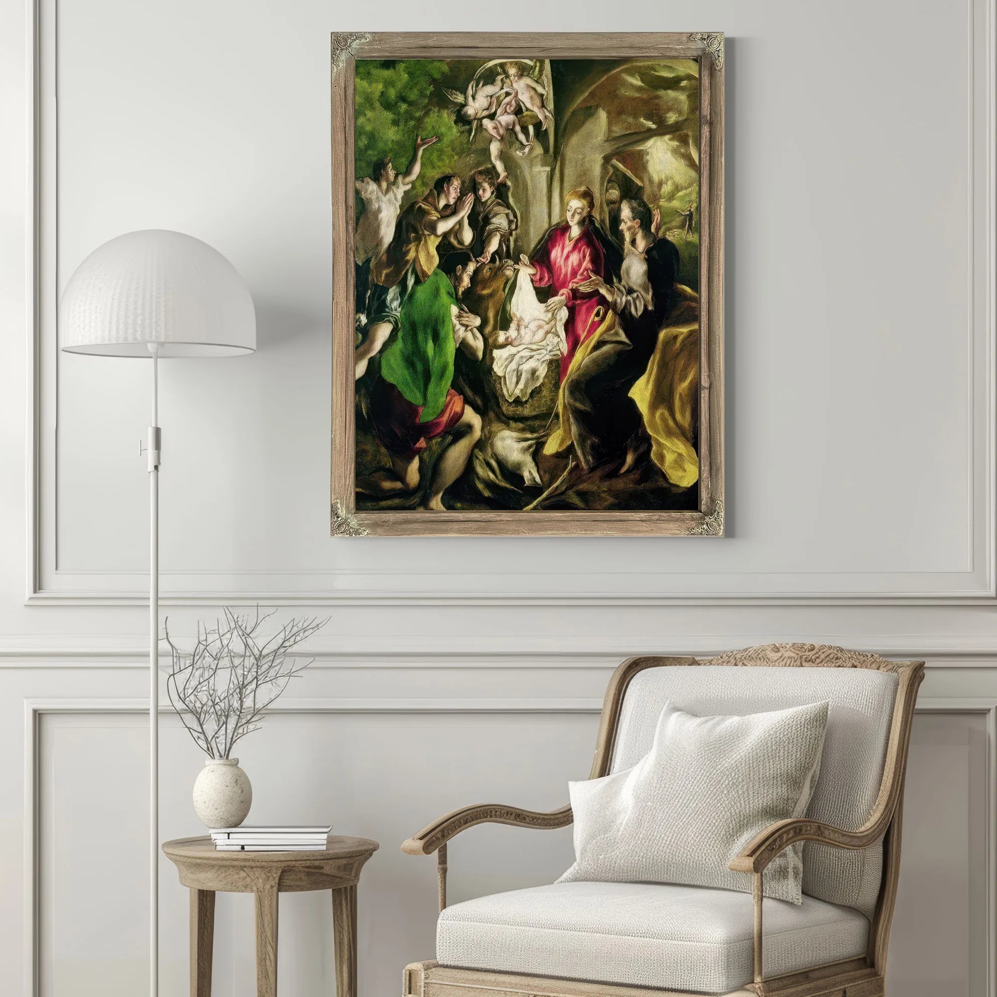Adoration Of The Shepherds 2 By El Greco Fine Art Print