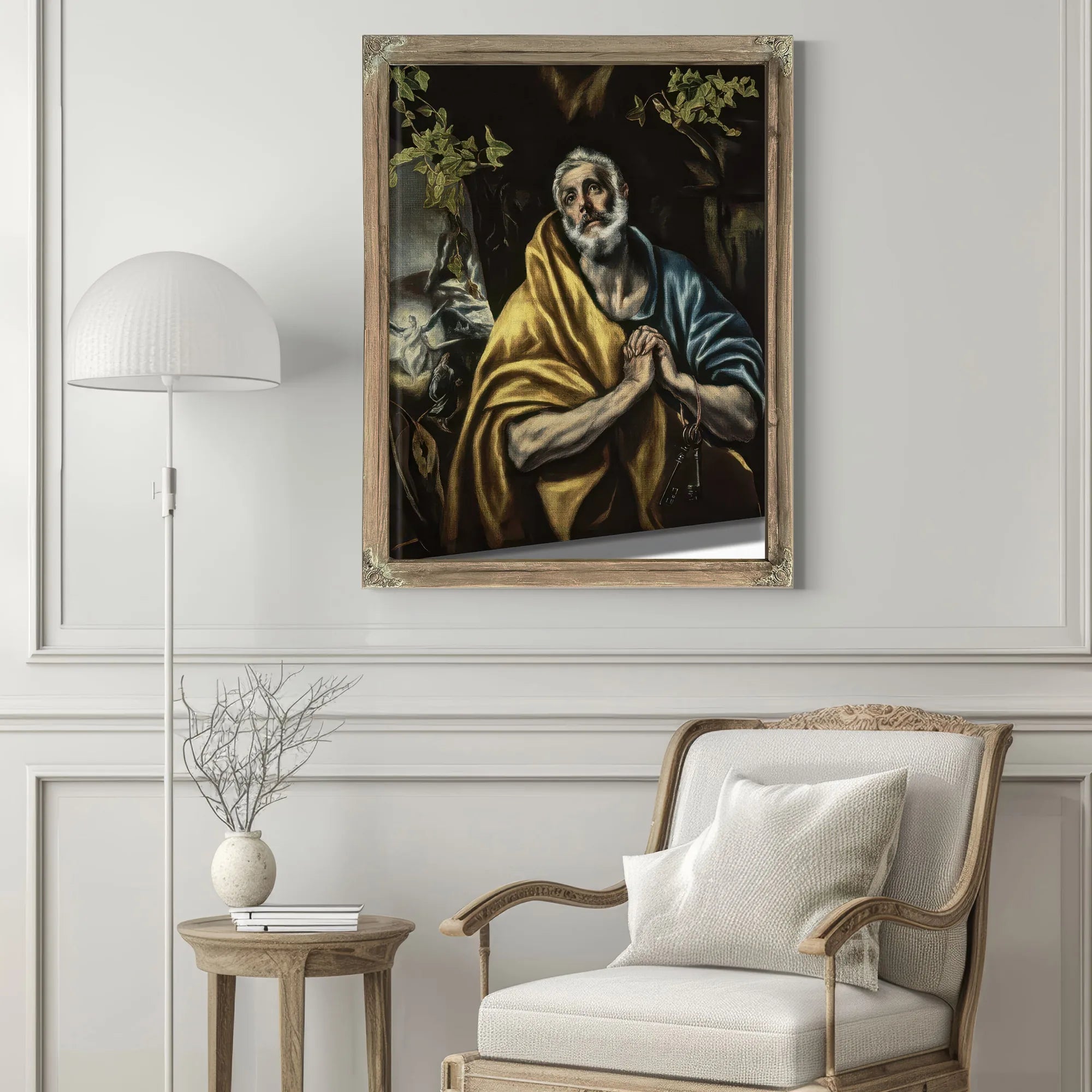 The Penitent Saint Peter By El Greco Fine Art Print