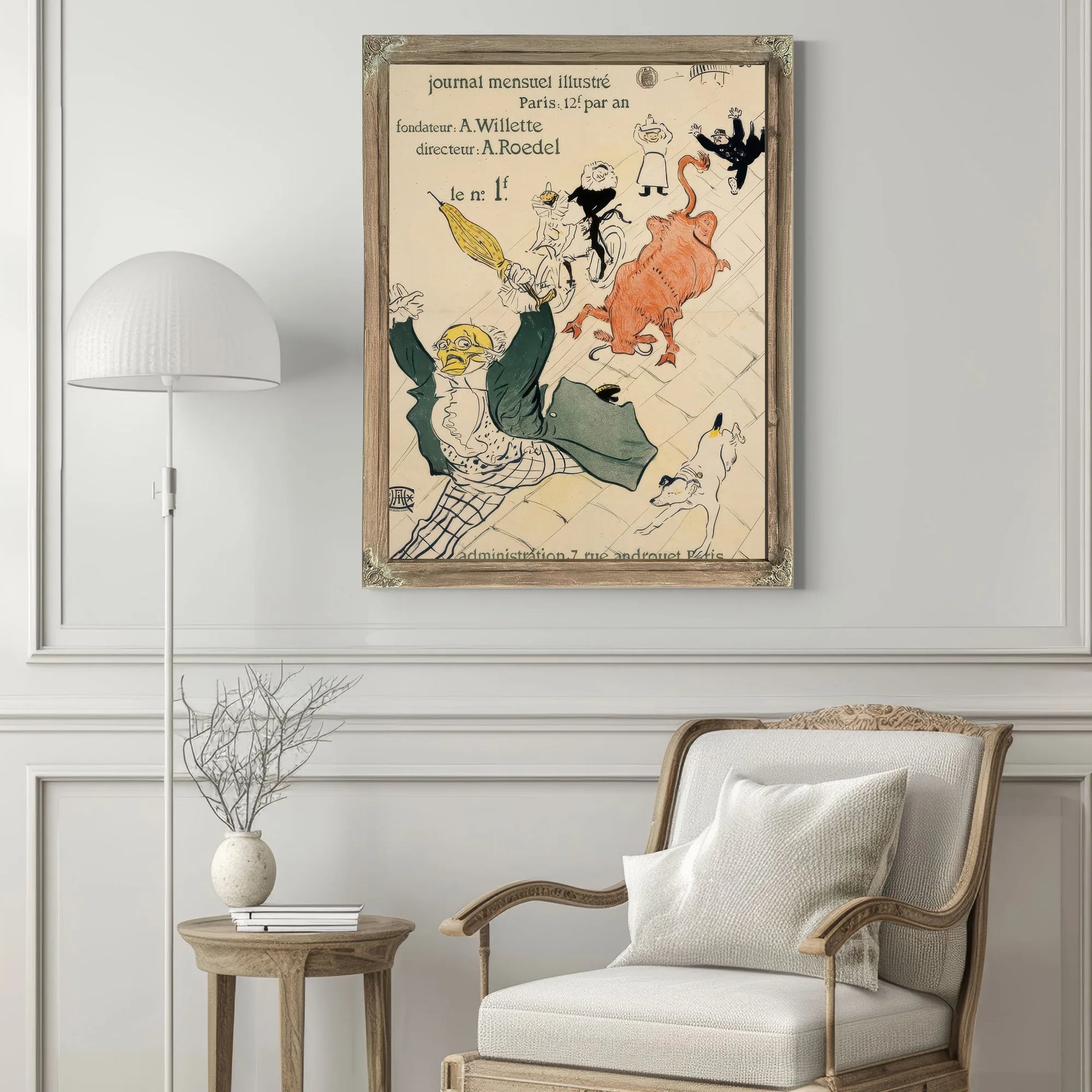 La Vache Enragee (The Mad Cow) By Henri Marie Raymond De Toulouse Lautrec Monfa Fine Art Print