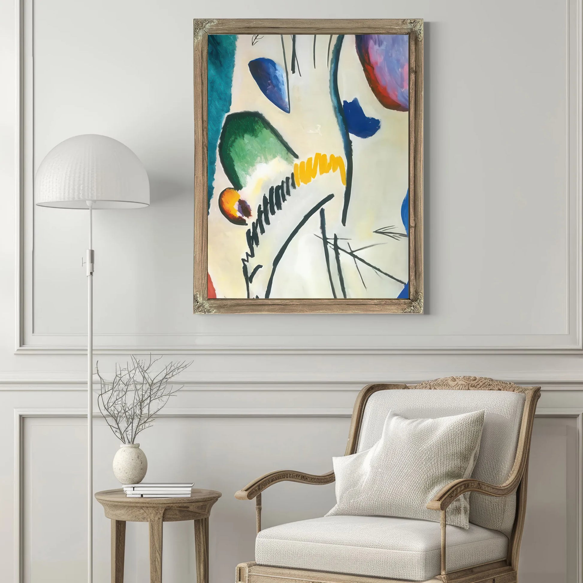 Lyrical 1911 By Wassily Kandinsky Fine Art Print