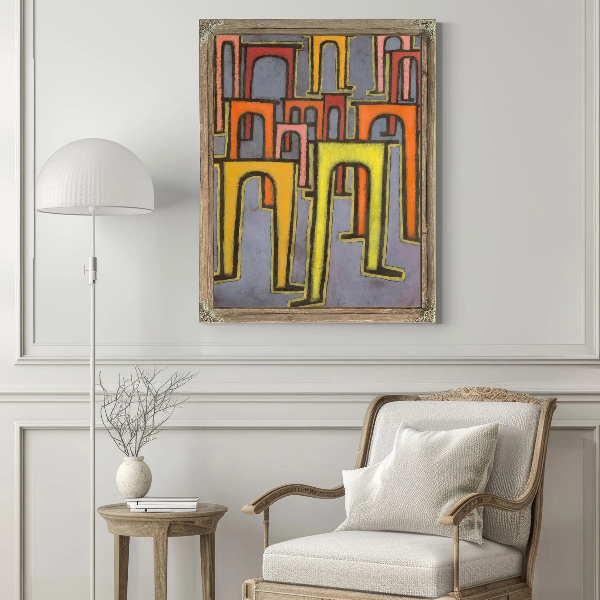 Picture Analysis By Paul Klee Fine Art Print
