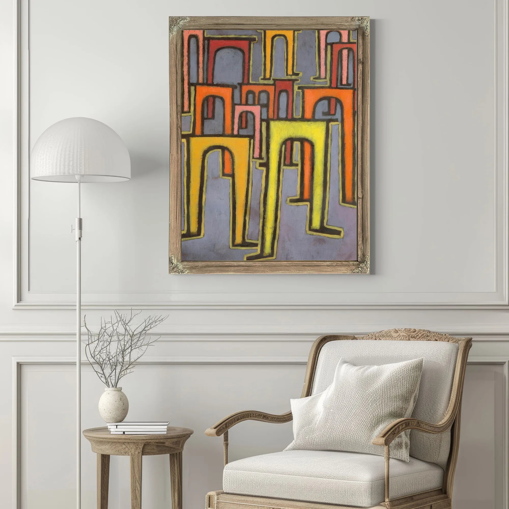 Picture Analysis By Paul Klee Fine Art Print