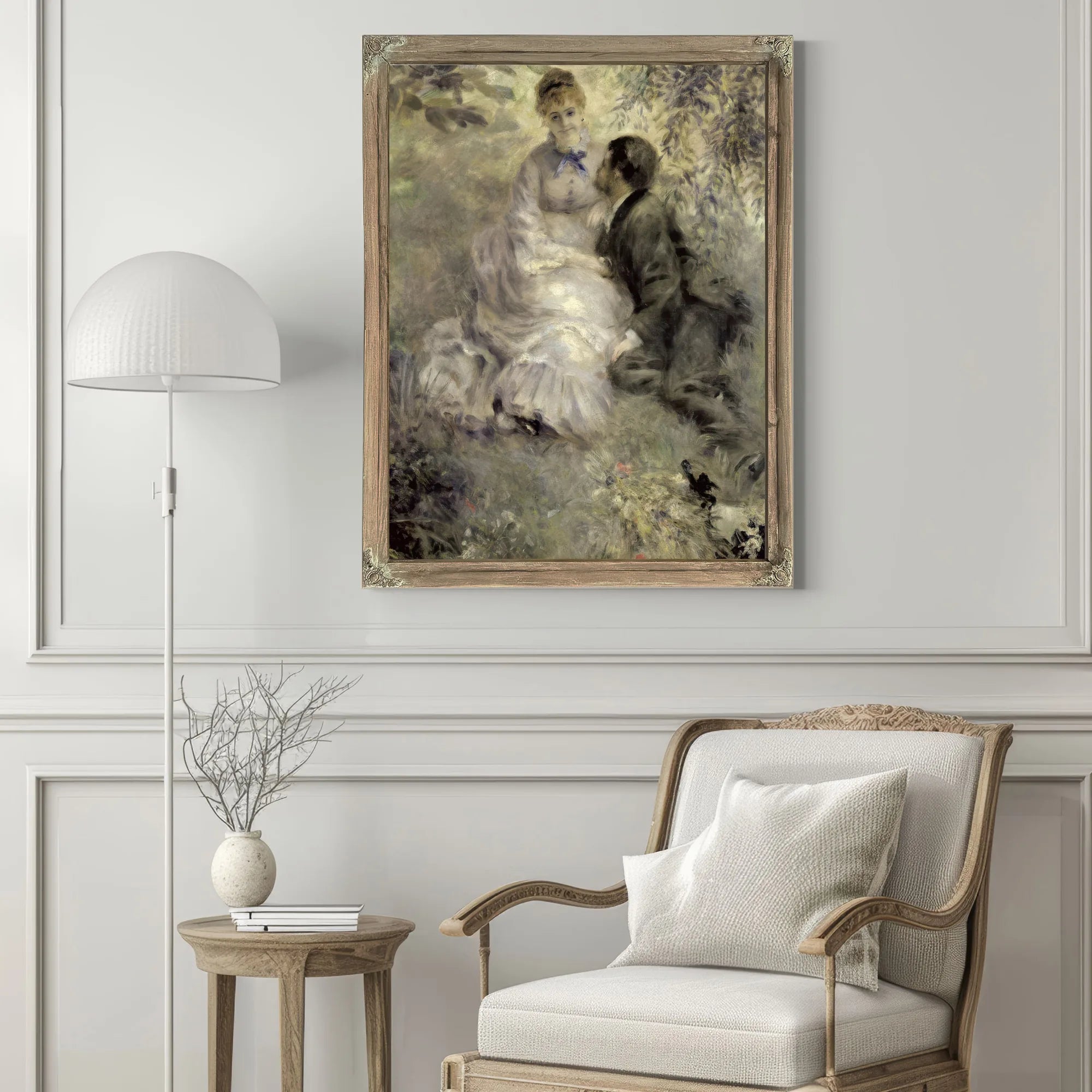 The Lovers By Pierre Auguste Renoir Fine Art Print