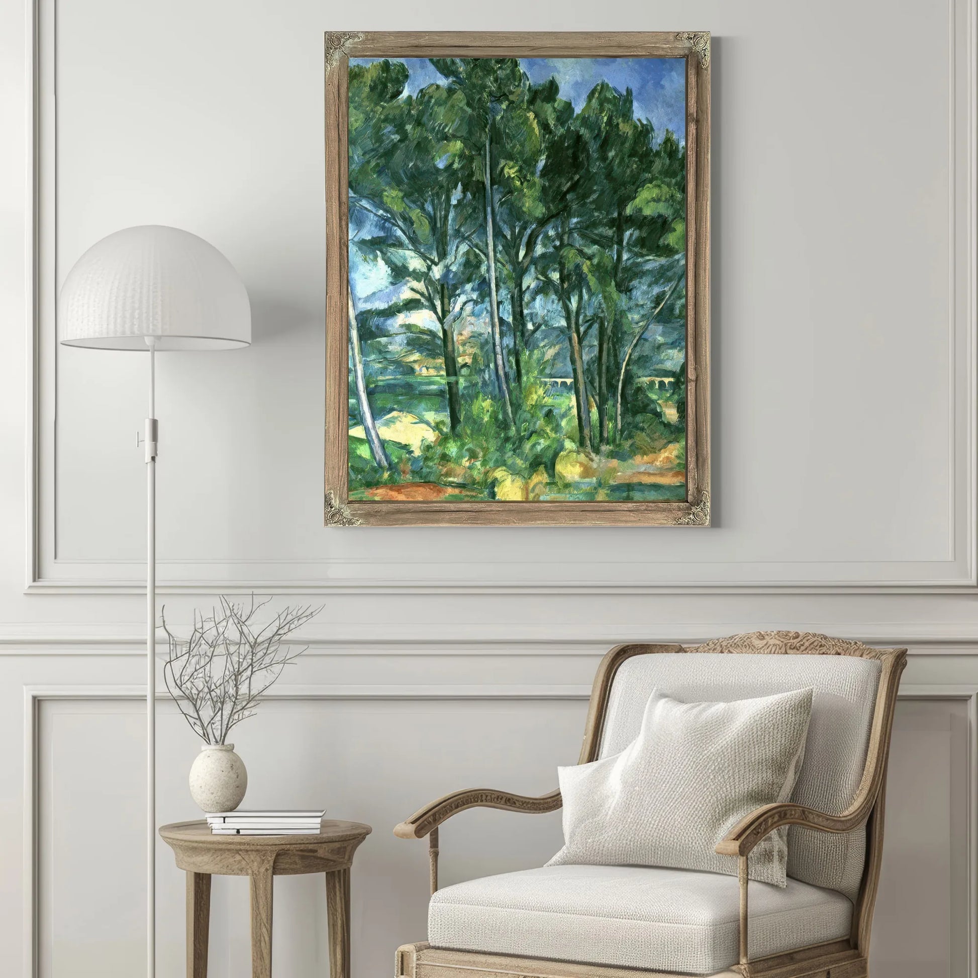 The Aqueduct (Montagne Sainte Victoire Seen Through Trees) 1 By Paul Cezanne Fine Art Print