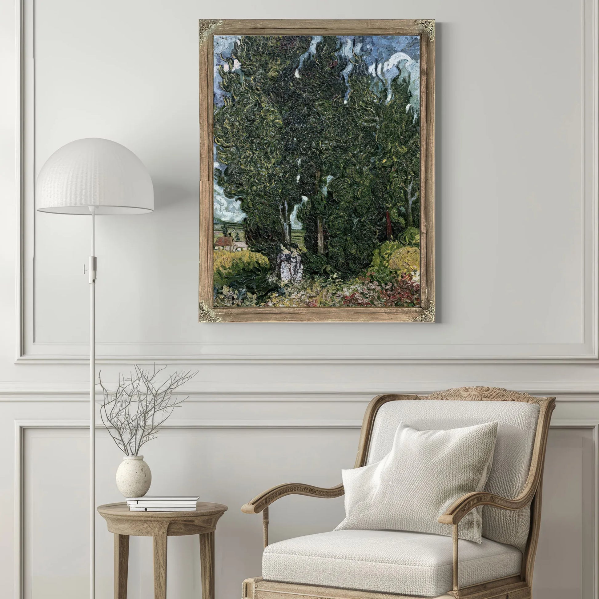 The Cypresses By Vincent Van Gogh Fine Art Print