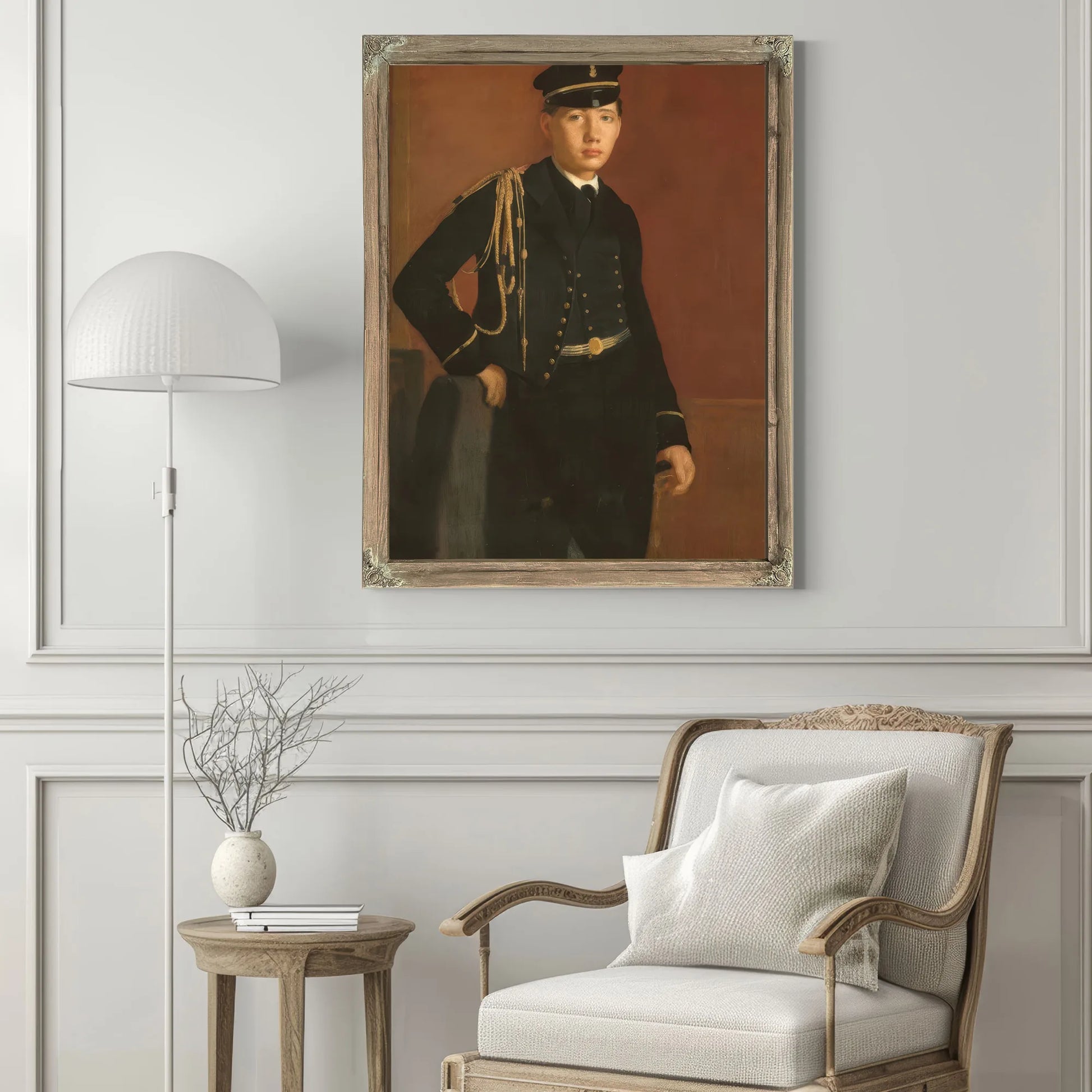 Achille De Gas In The Uniform Of A Cadet By Edgar Degas Fine Art Print
