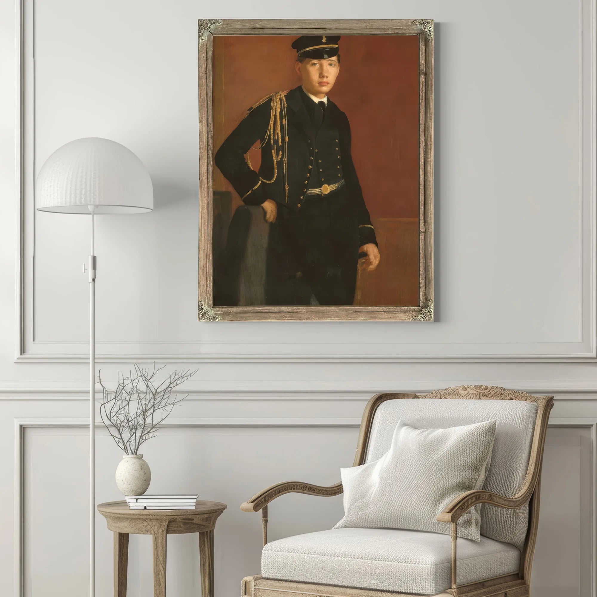 Achille De Gas In The Uniform Of A Cadet By Edgar Degas Fine Art Print