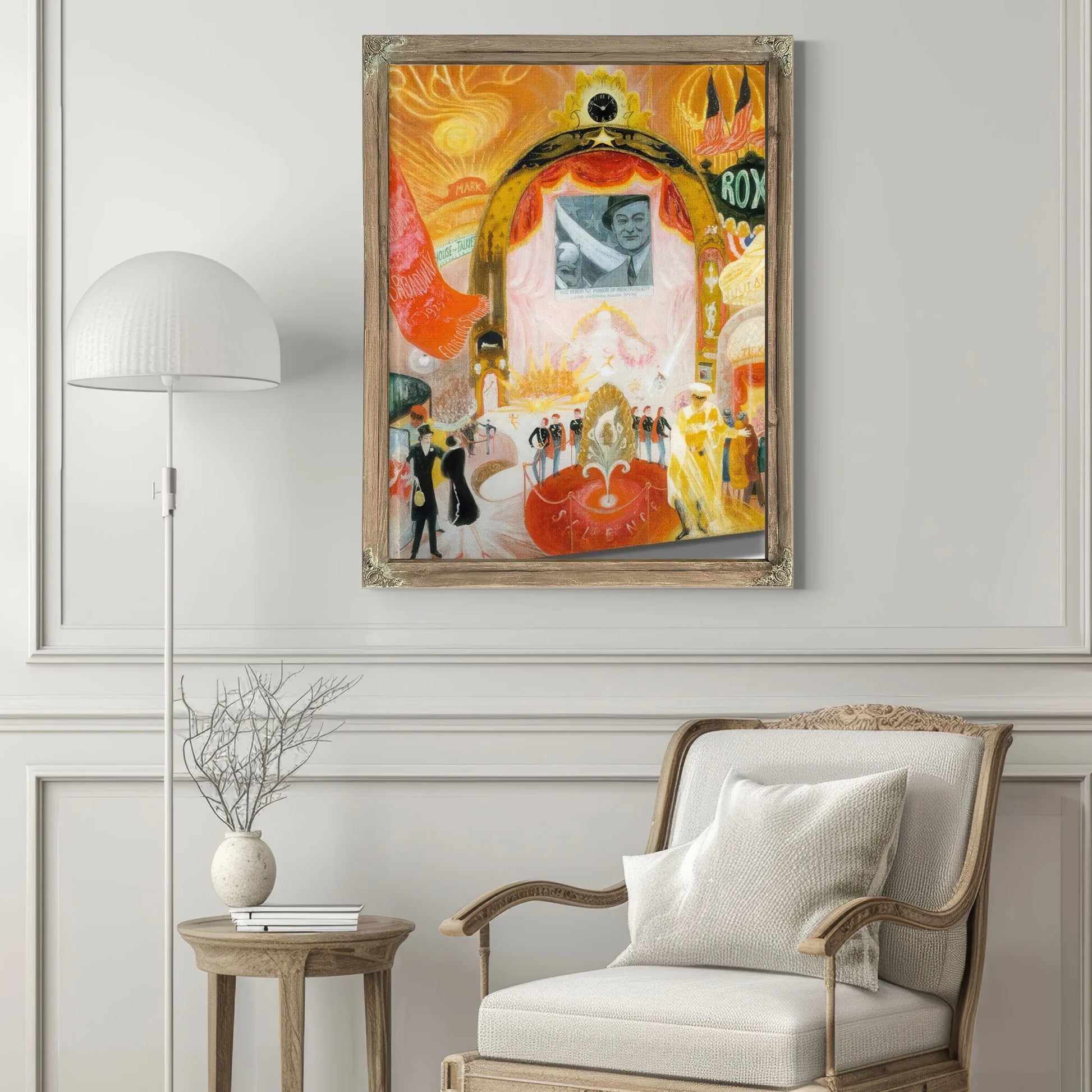 The Cathedrals Of Broadway By Florine Stettheimer Fine Art Print