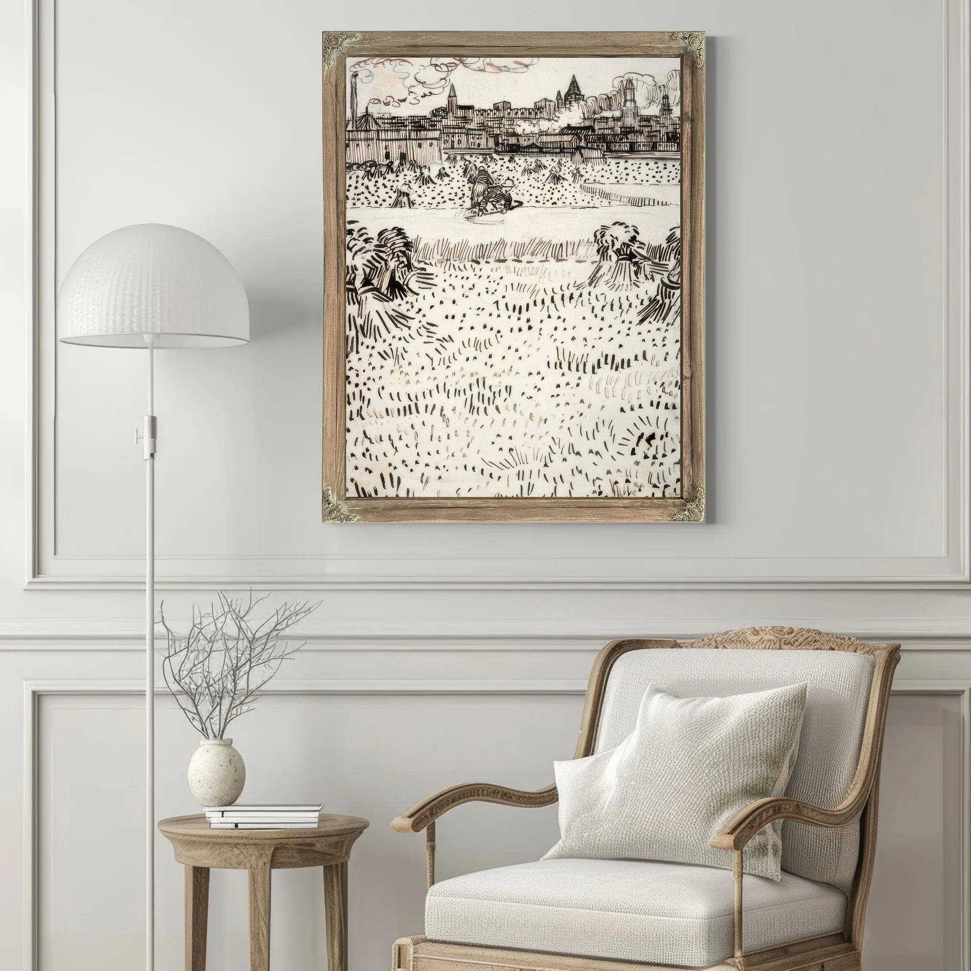 The Harvest By Vincent Van Gogh Fine Art Print