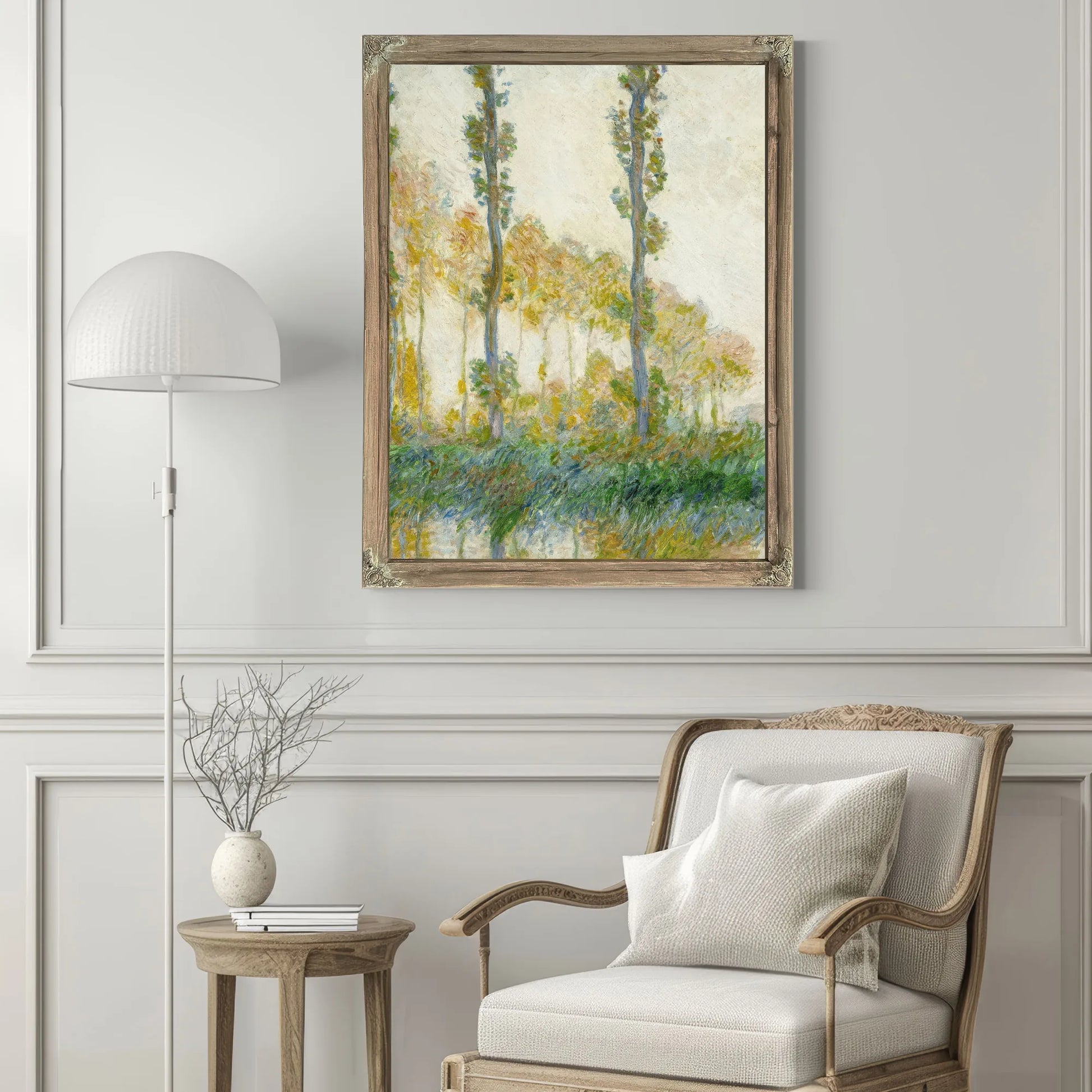 The Three Trees, Autumn By Claude Monet Fine Art Print