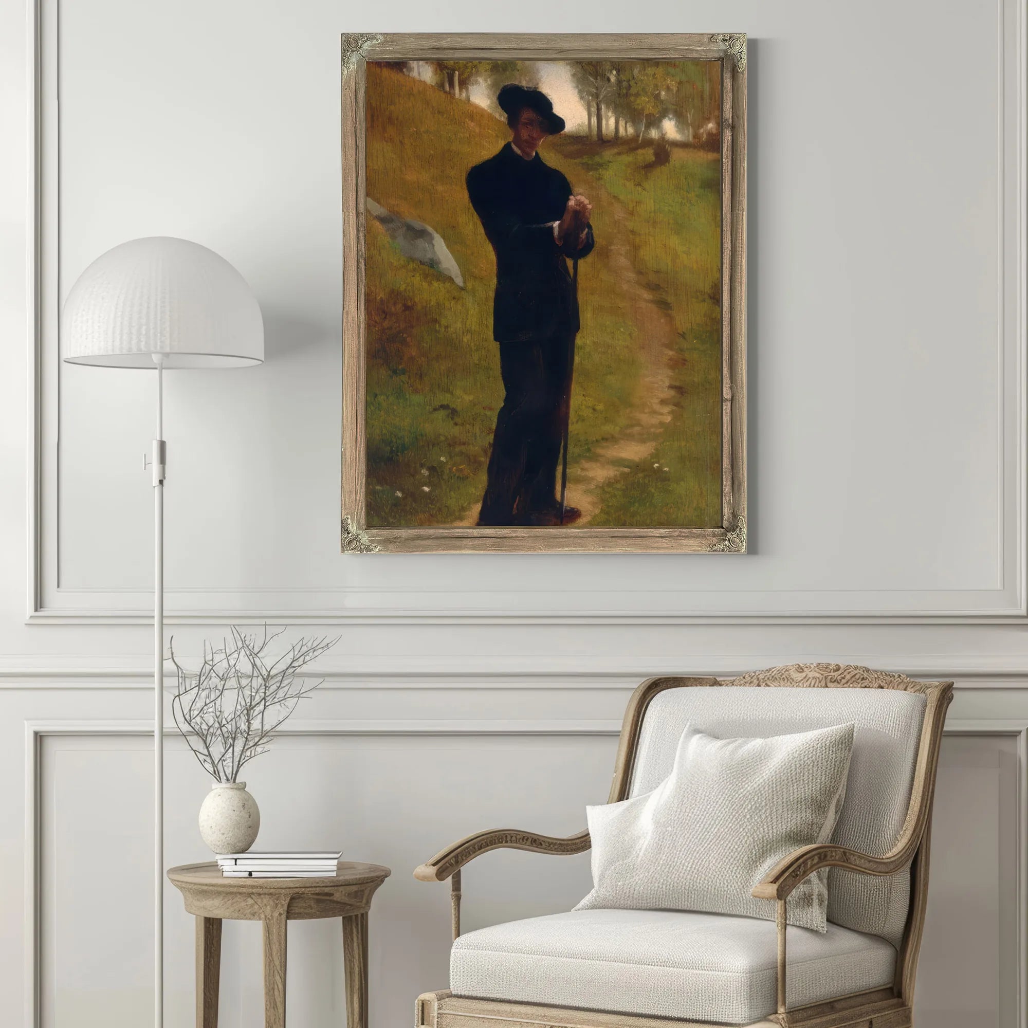 Portrait Of The Painter By John La Farge Fine Art Print