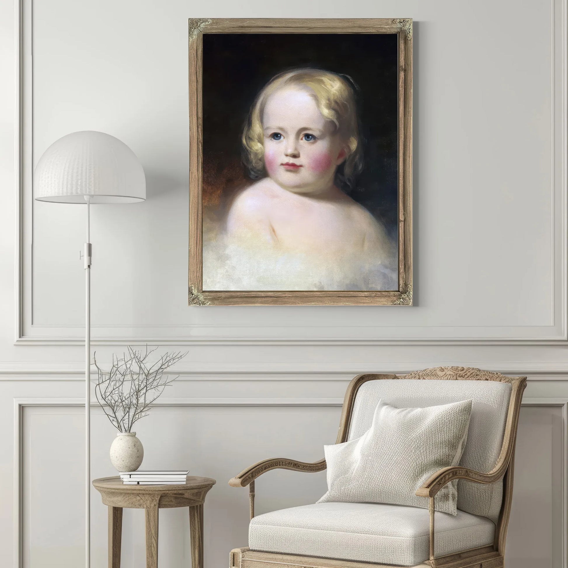 Portrait Of Alice Potter (Mrs. James Dundas Lippincott) By Thomas Sully Fine Art Print