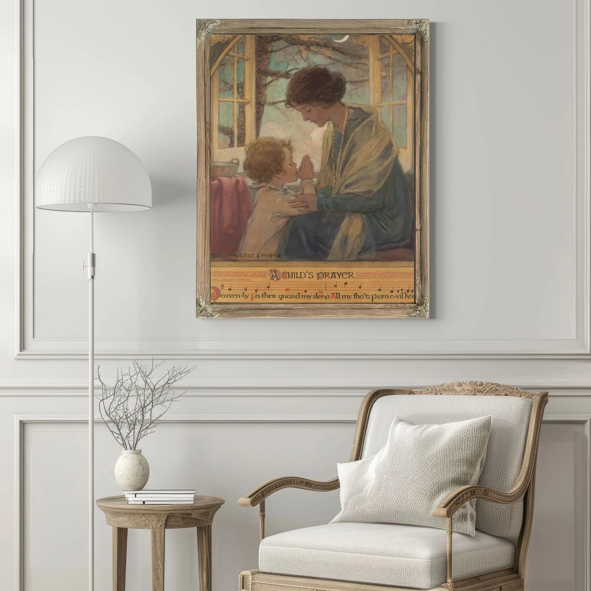 A Childs Prayer Book Cover 1925 By Jessie Willcox Smith Fine Art Print