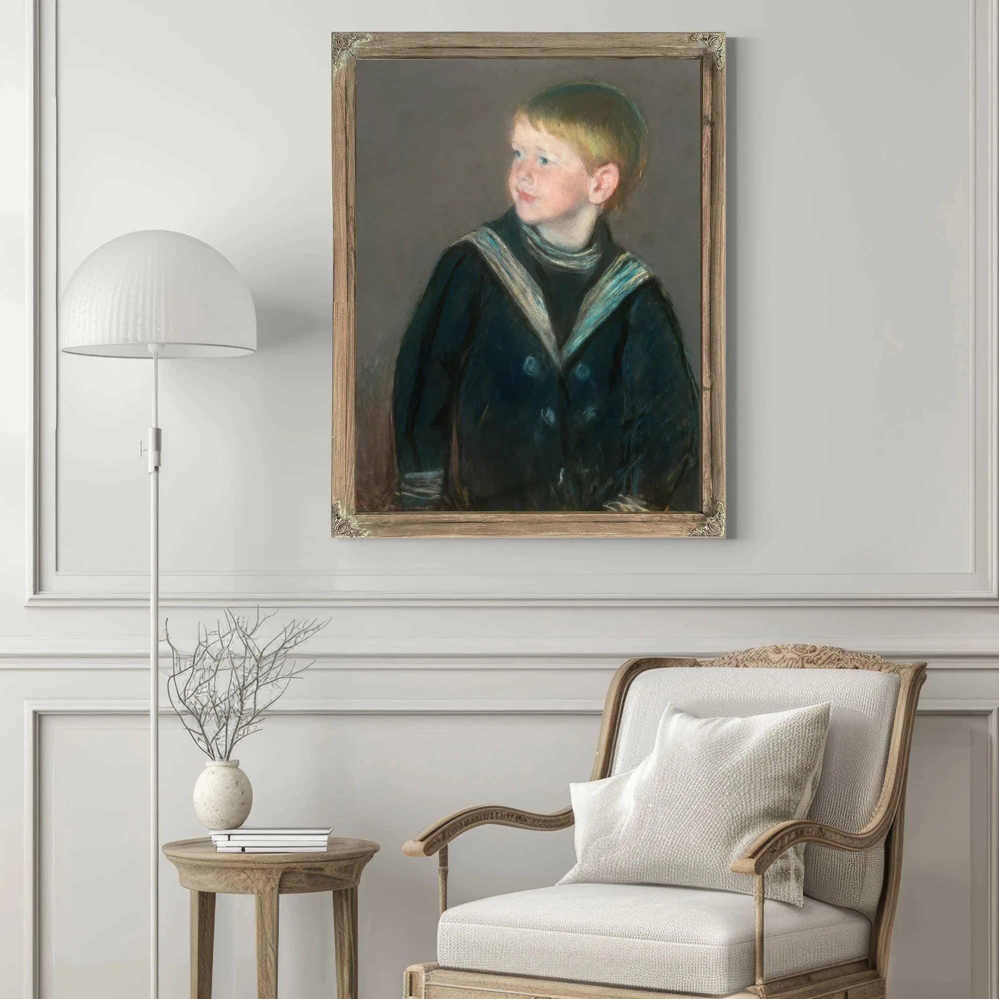 Sailor Boy Portrait Of Gardner Cassatt As A Child By Mary Cassatt Fine Art Print