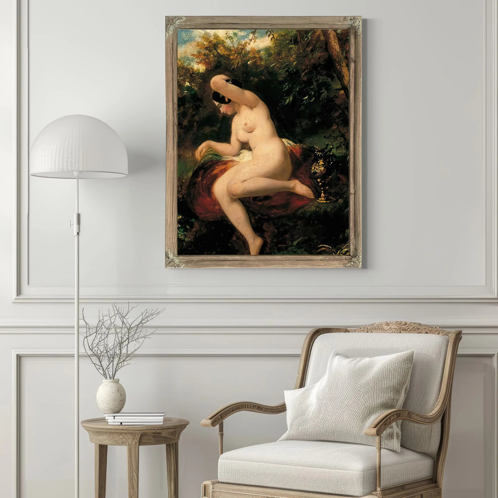 Female Nude(Also Known As Magdalen) By William Etty Fine Art Print