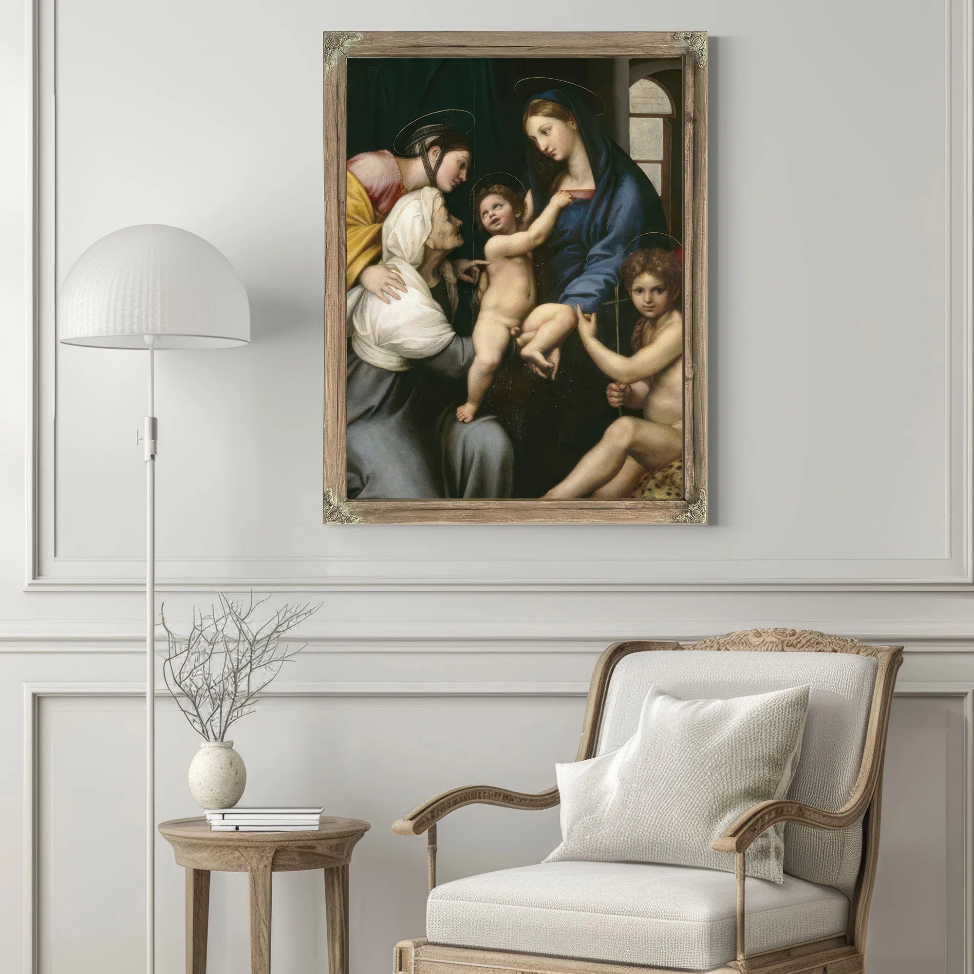 Madonna Of The Cloth By Raphael Fine Art Print