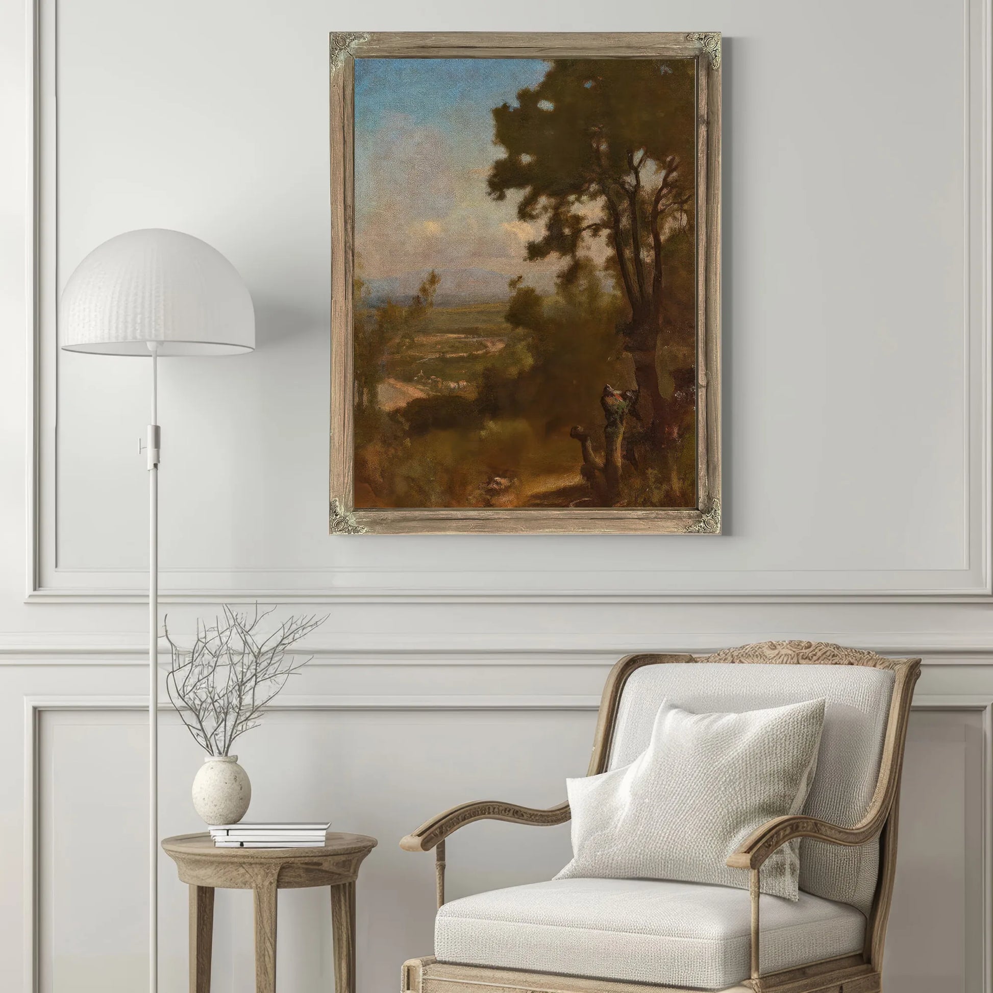Valley Near Perugia By George Inness Fine Art Print