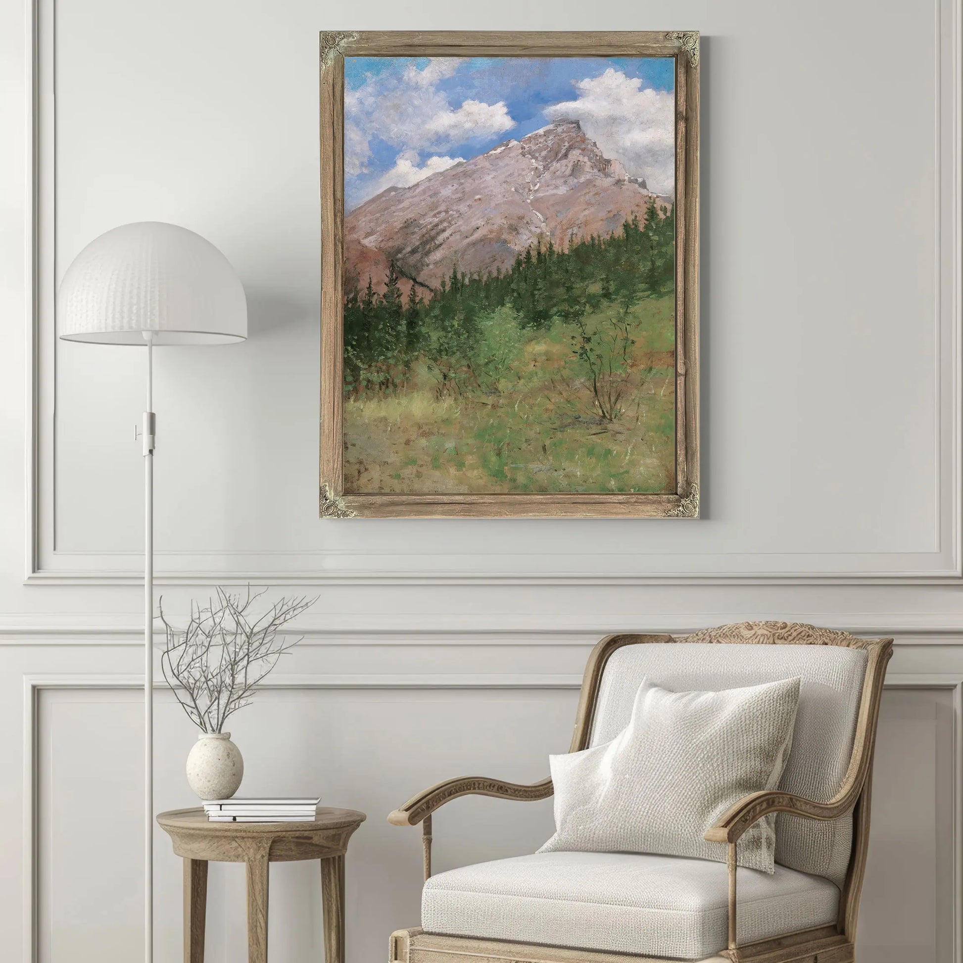 Banff Cascade Mountain by Frederic Remington