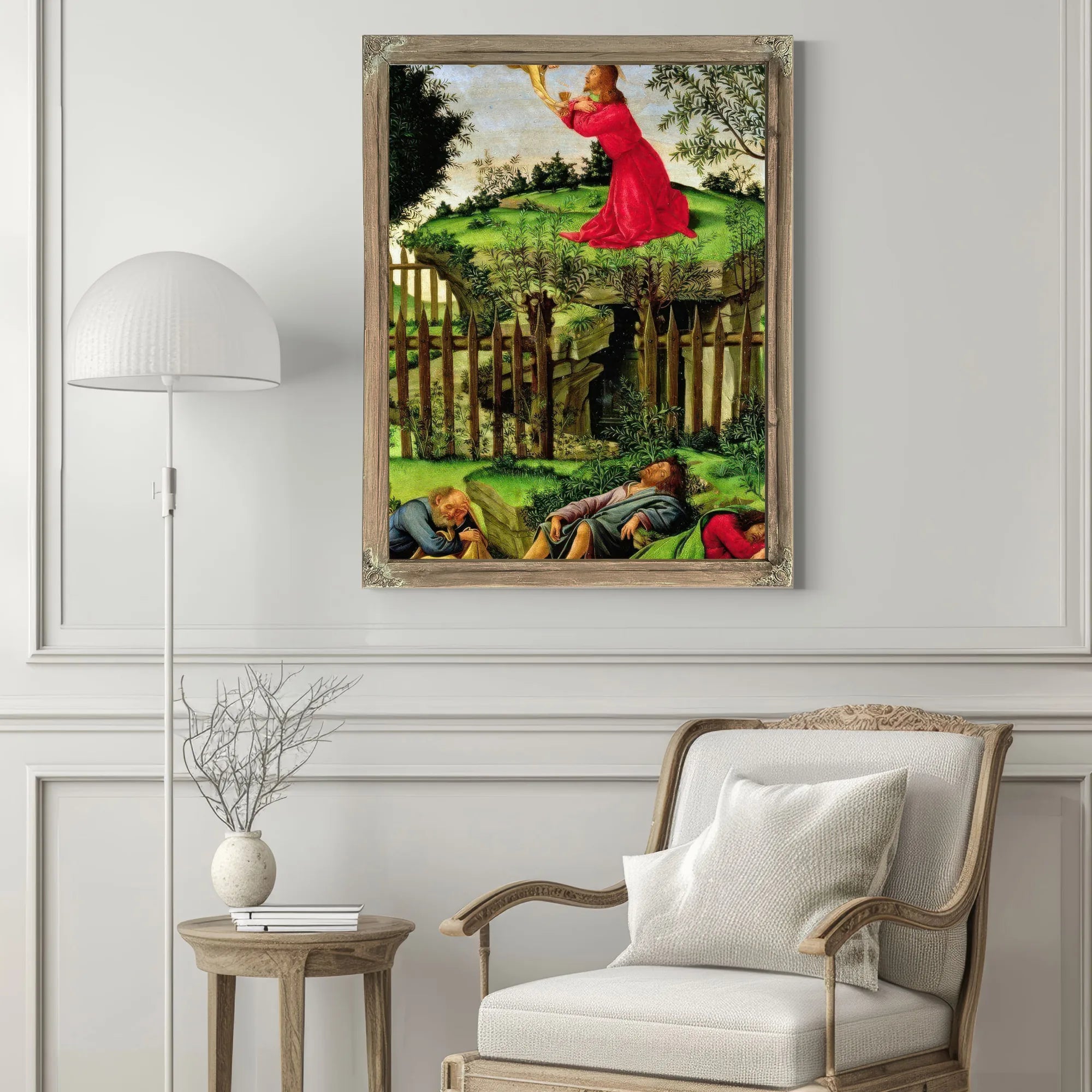 The Agony In The Garden By Sandro Botticelli Fine Art Print