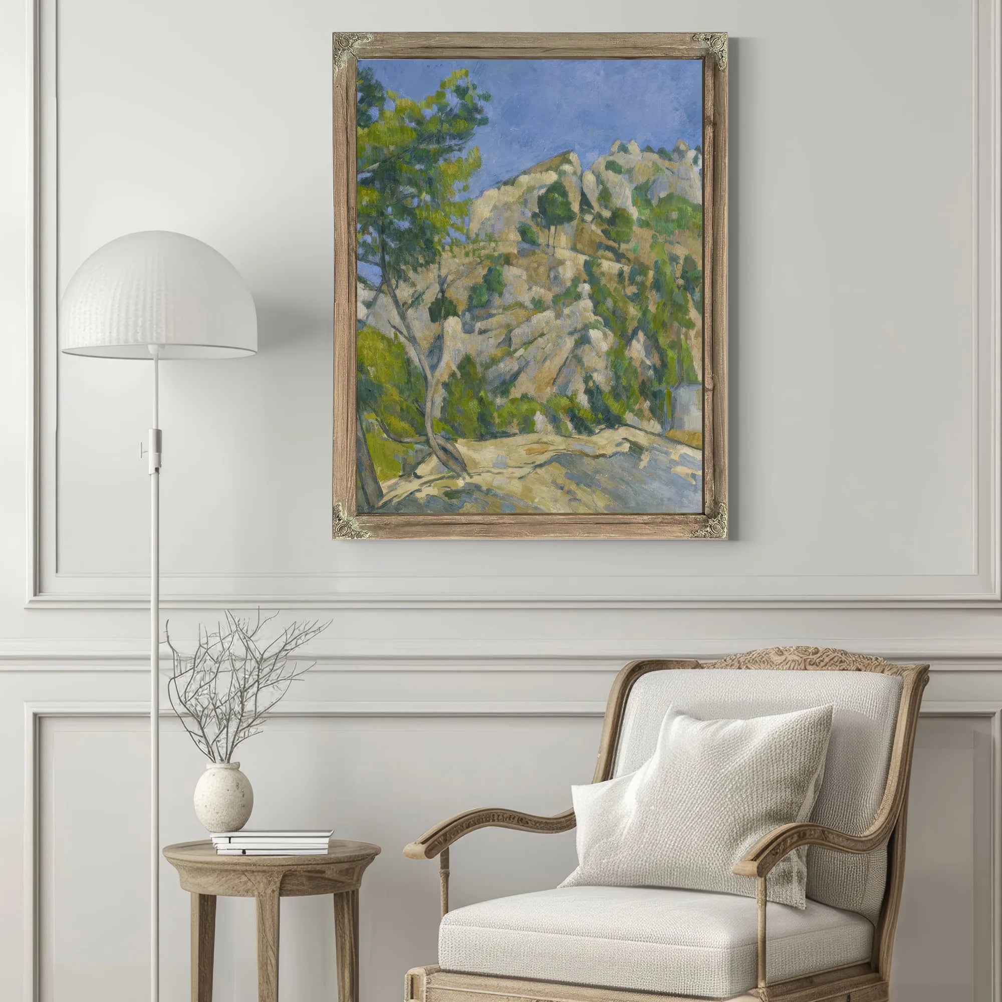 Bottom Of The Ravine (Au Fond Du Ravin) 1 By Paul Cezanne Fine Art Print