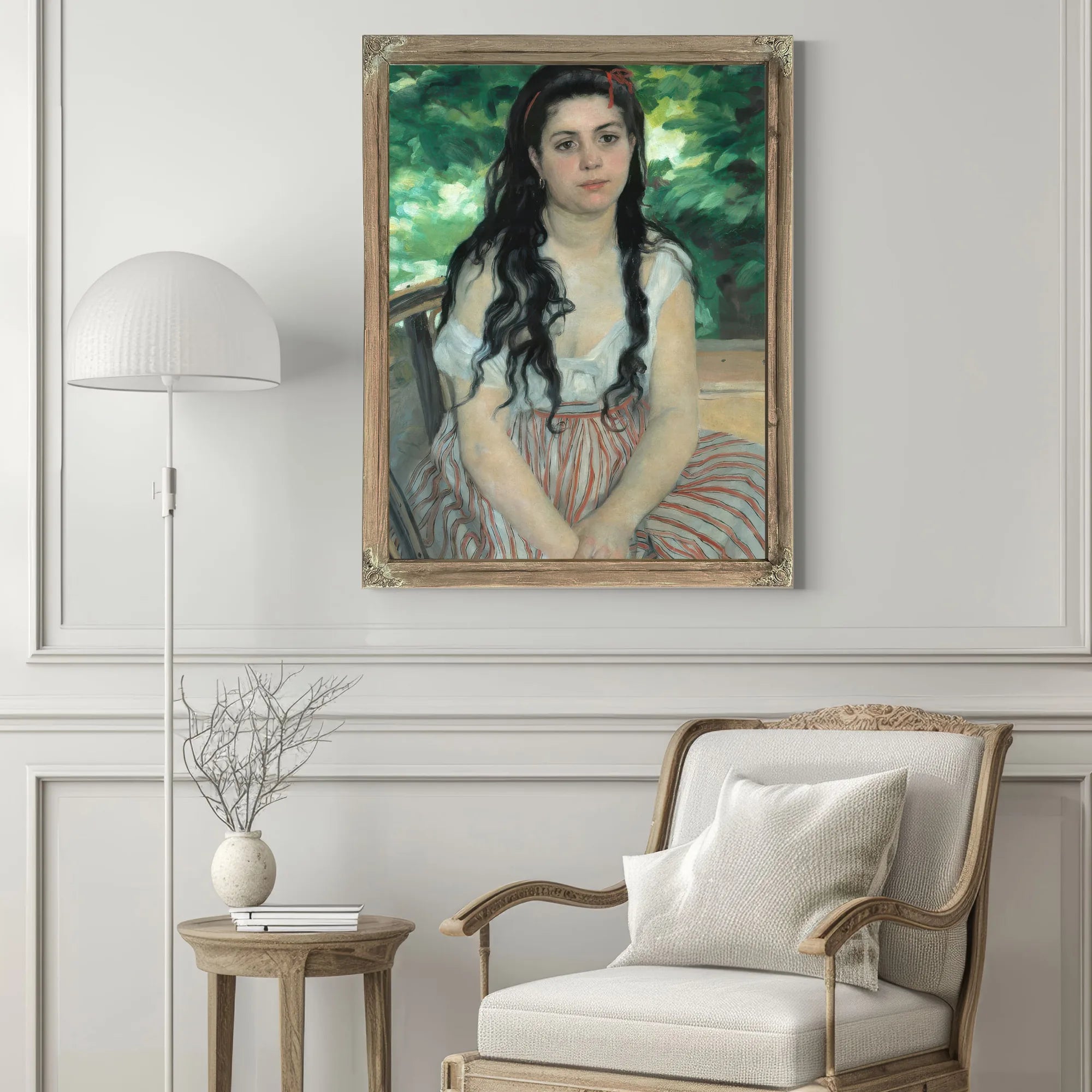 Summer The Bohemian By Pierre Auguste Renoir Fine Art Print