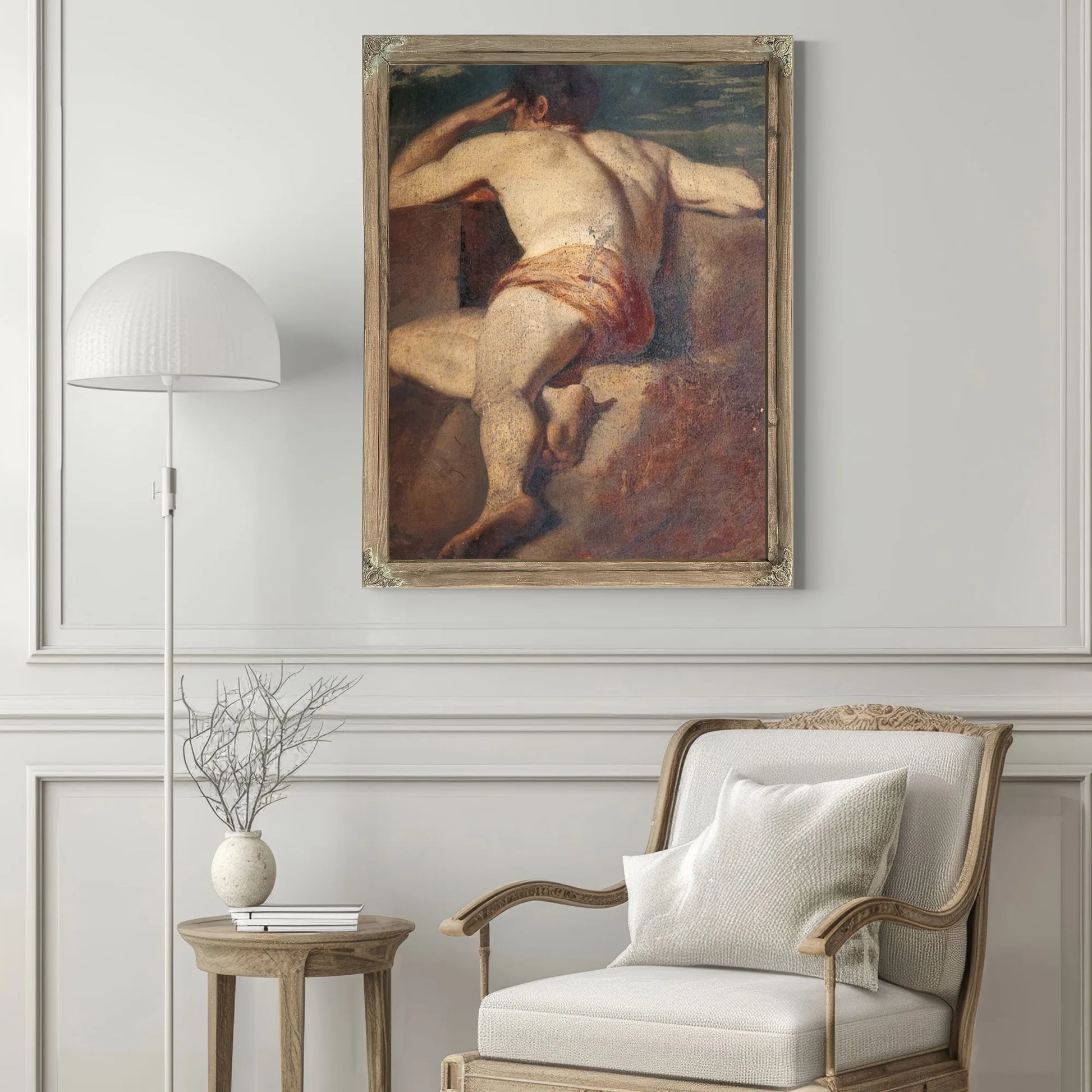 Male Nude 34 By William Etty Fine Art Print